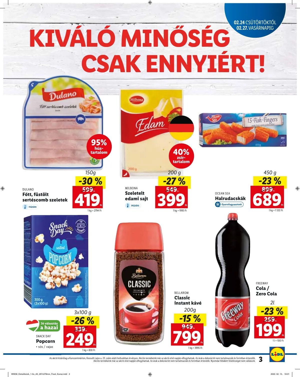 Lidl akciós újság Kunszentmarton 02.24–02.27 – 3. oldal