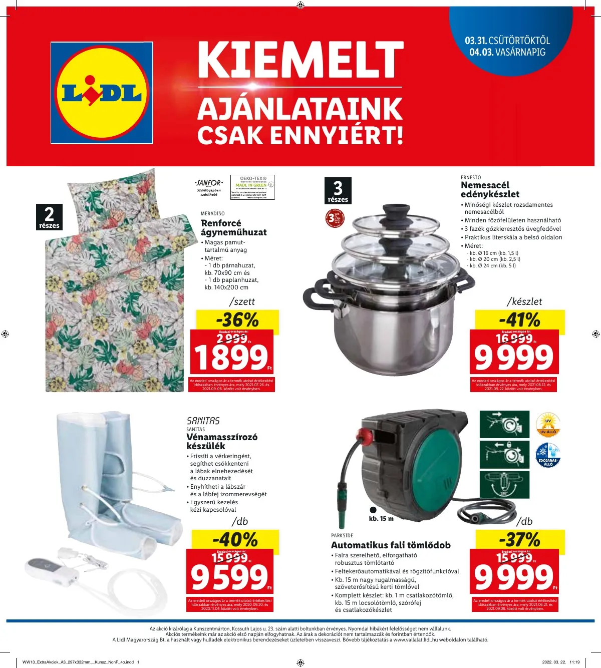 Lidl akciós újság Kunszentmarton 03.31–04.03 – 4. oldal