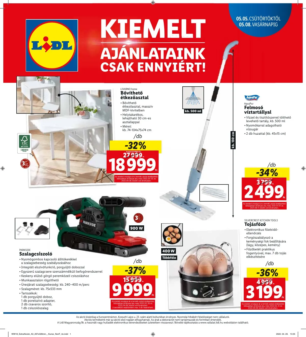 Lidl akciós újság Kunszentmarton 05.05–05.08 – 4. oldal