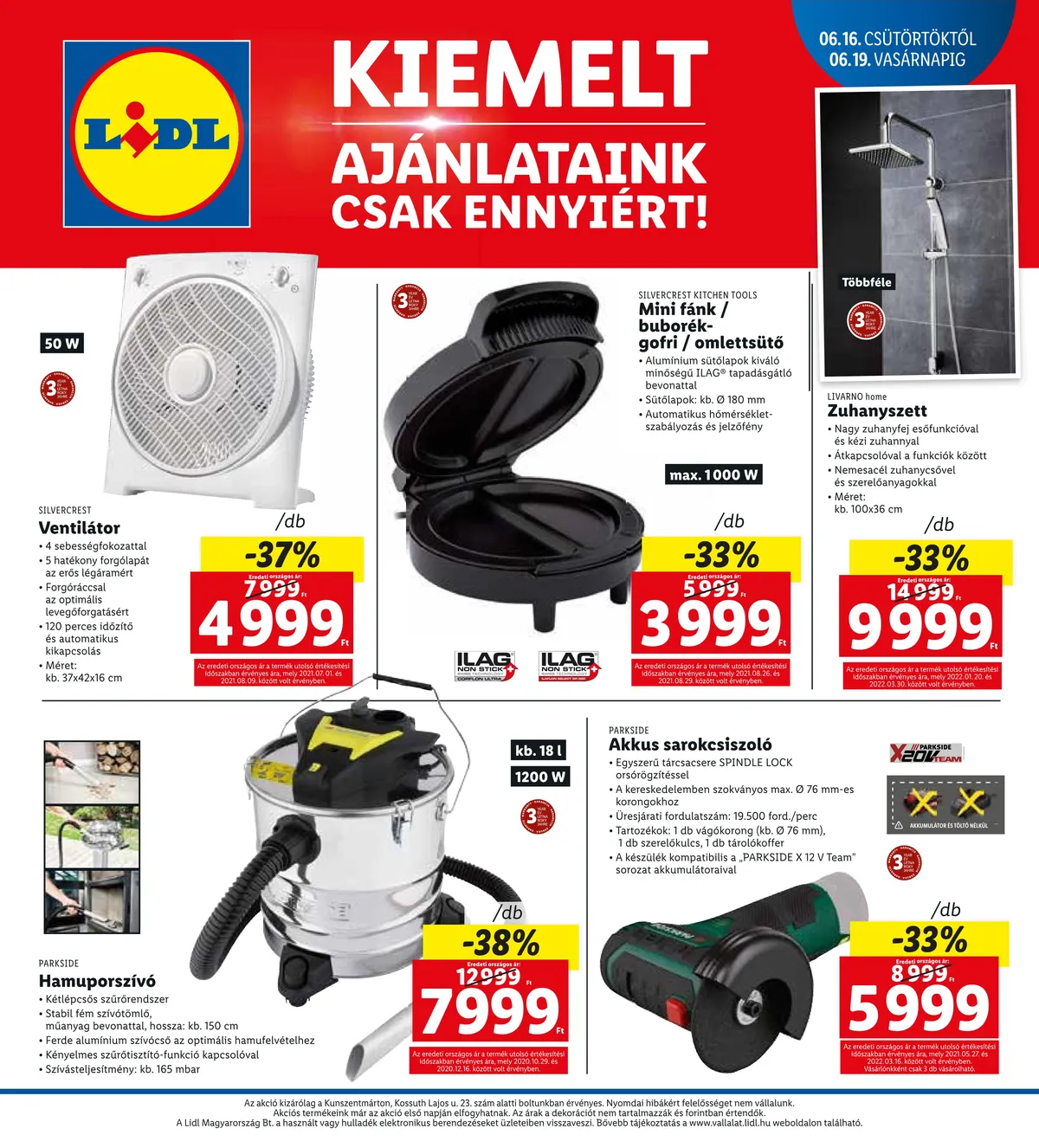 Lidl akciós újság Kunszentmarton 06.16–06.19 – 4. oldal