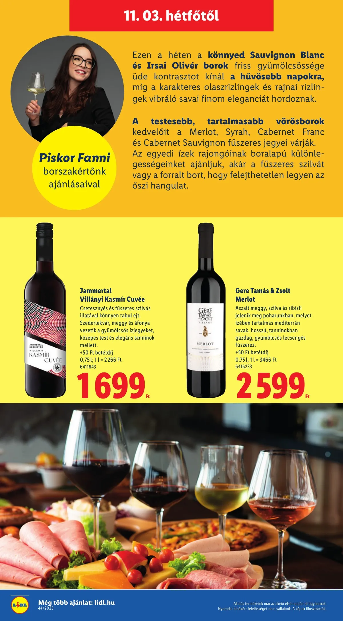 Lidl akciós újság Magyar borkatalogus 11.03–11.03 – 2. oldal