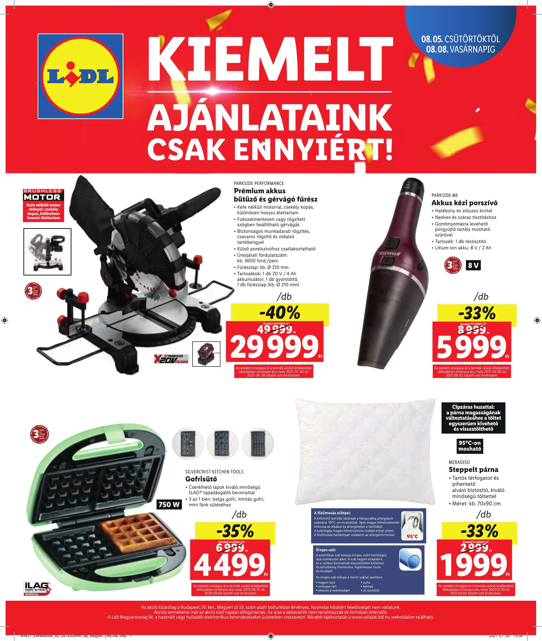 Lidl akciós újság Megyeri Ut 08.05–08.08 – 5. oldal
