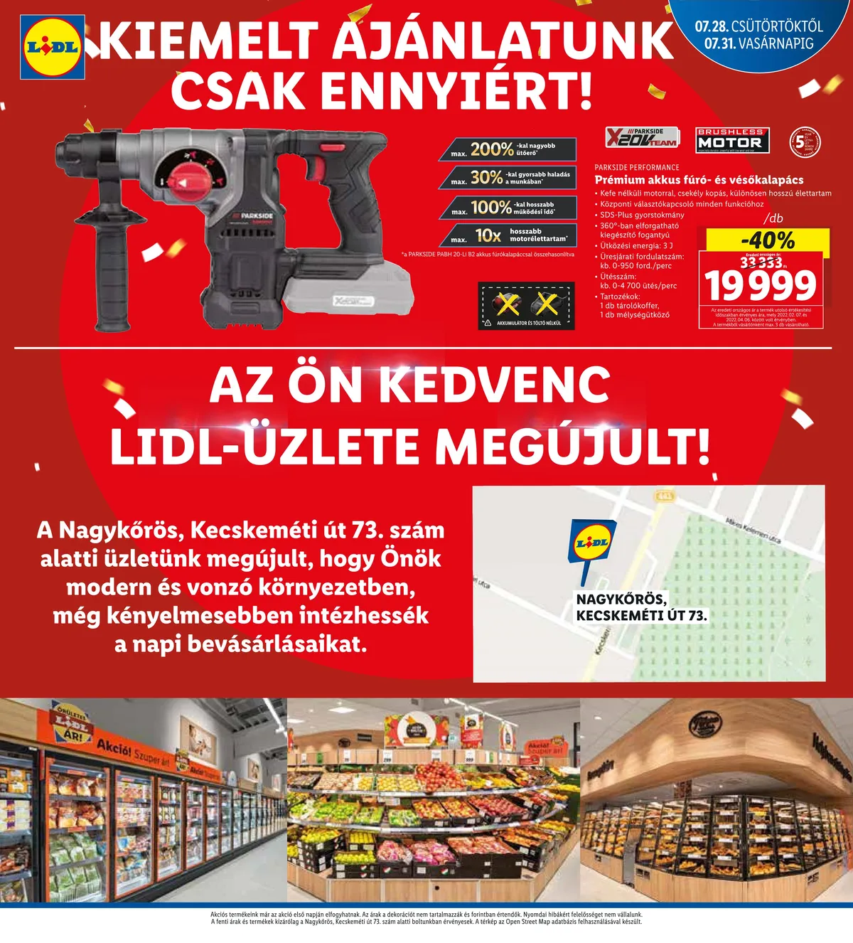 Lidl akciós újság Nagykoros 07.28–07.31 – 8. oldal