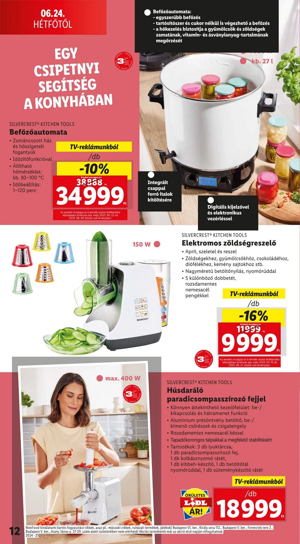Lidl akciós újság Nonfood 06.20–06.20 – 12. oldal