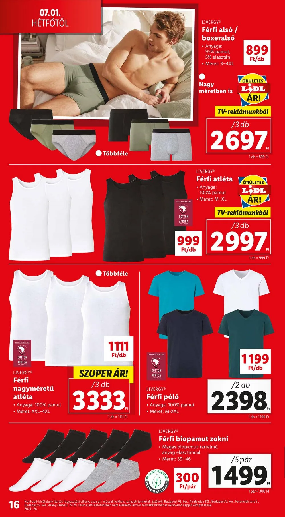 Lidl akciós újság Nonfood 06.27–06.27 – 16. oldal