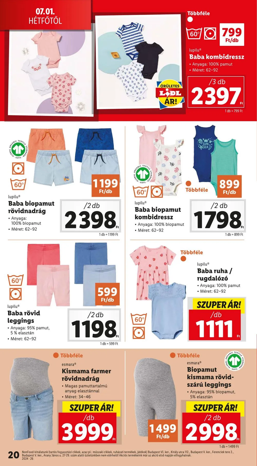Lidl akciós újság Nonfood 06.27–06.27 – 20. oldal