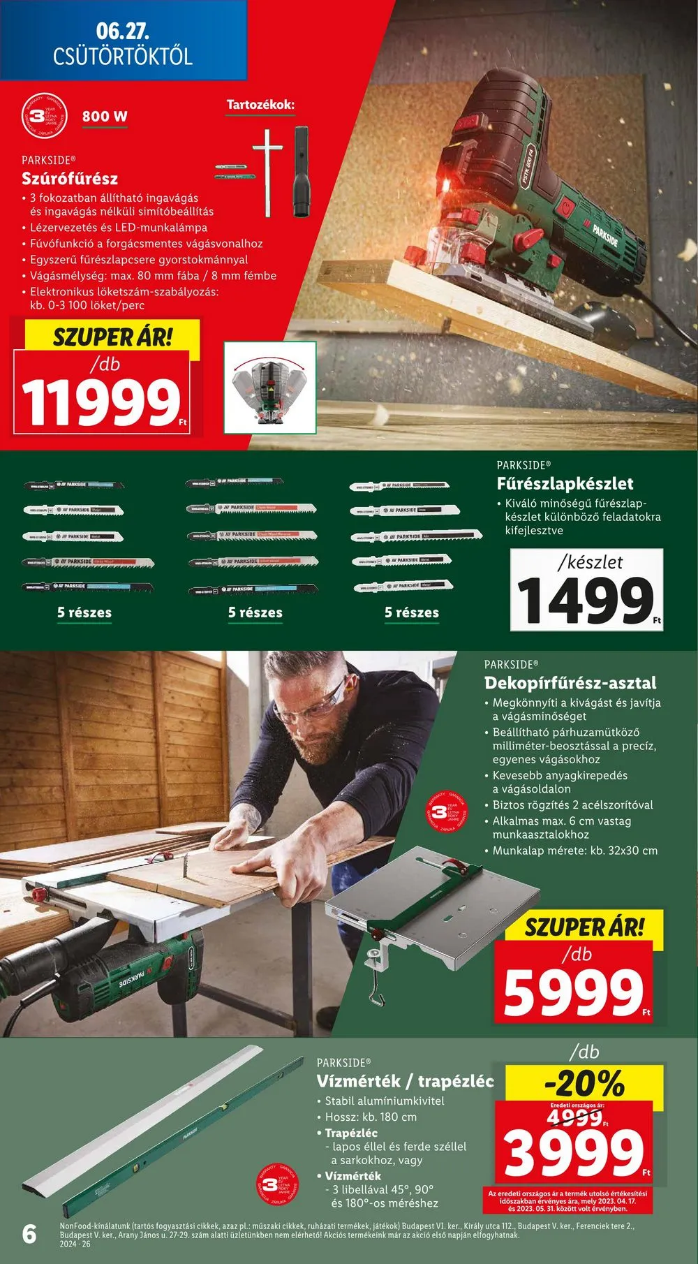 Lidl akciós újság Nonfood 06.27–06.27 – 6. oldal