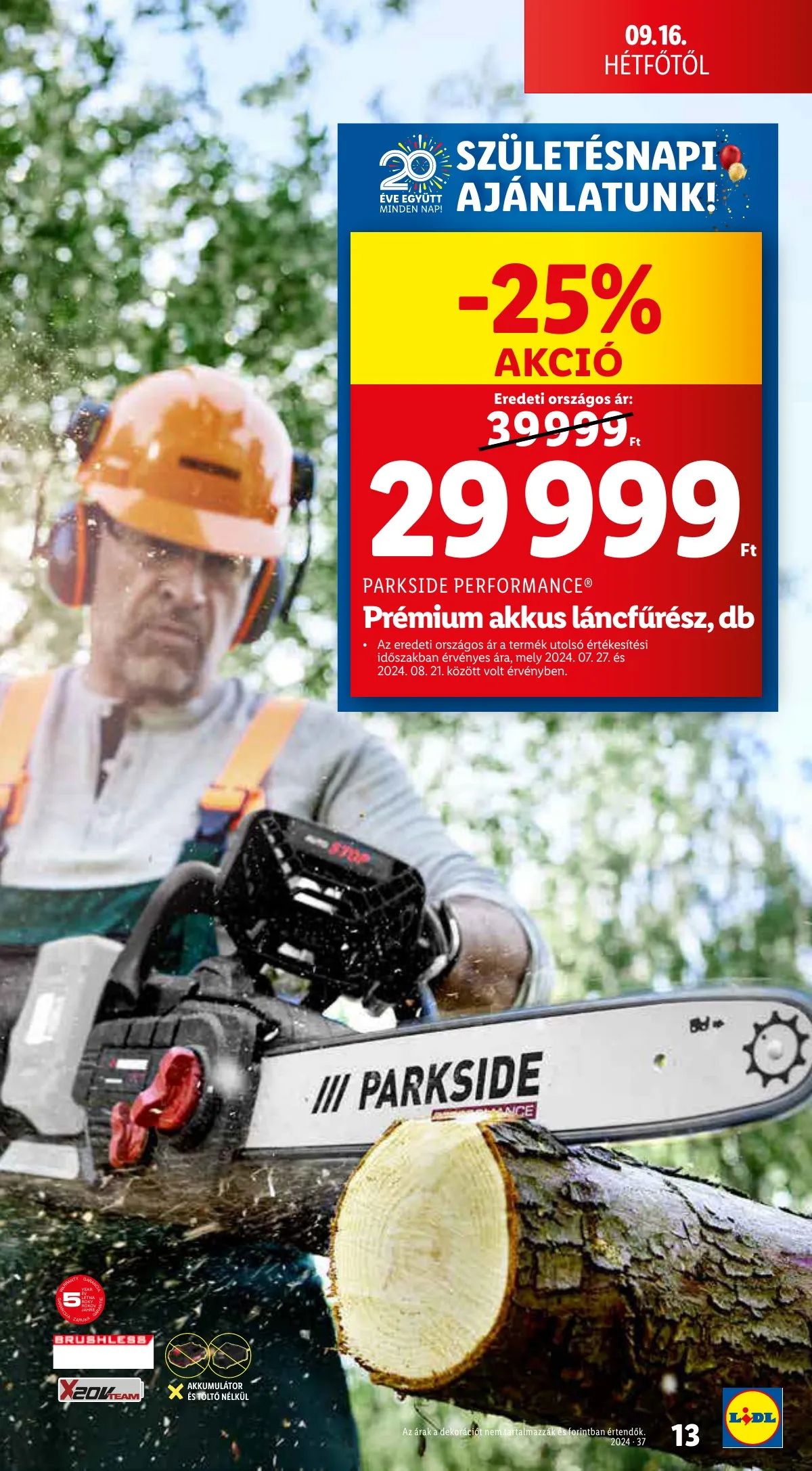 Lidl akciós újság Nonfood 09.12–09.12 – 13. oldal