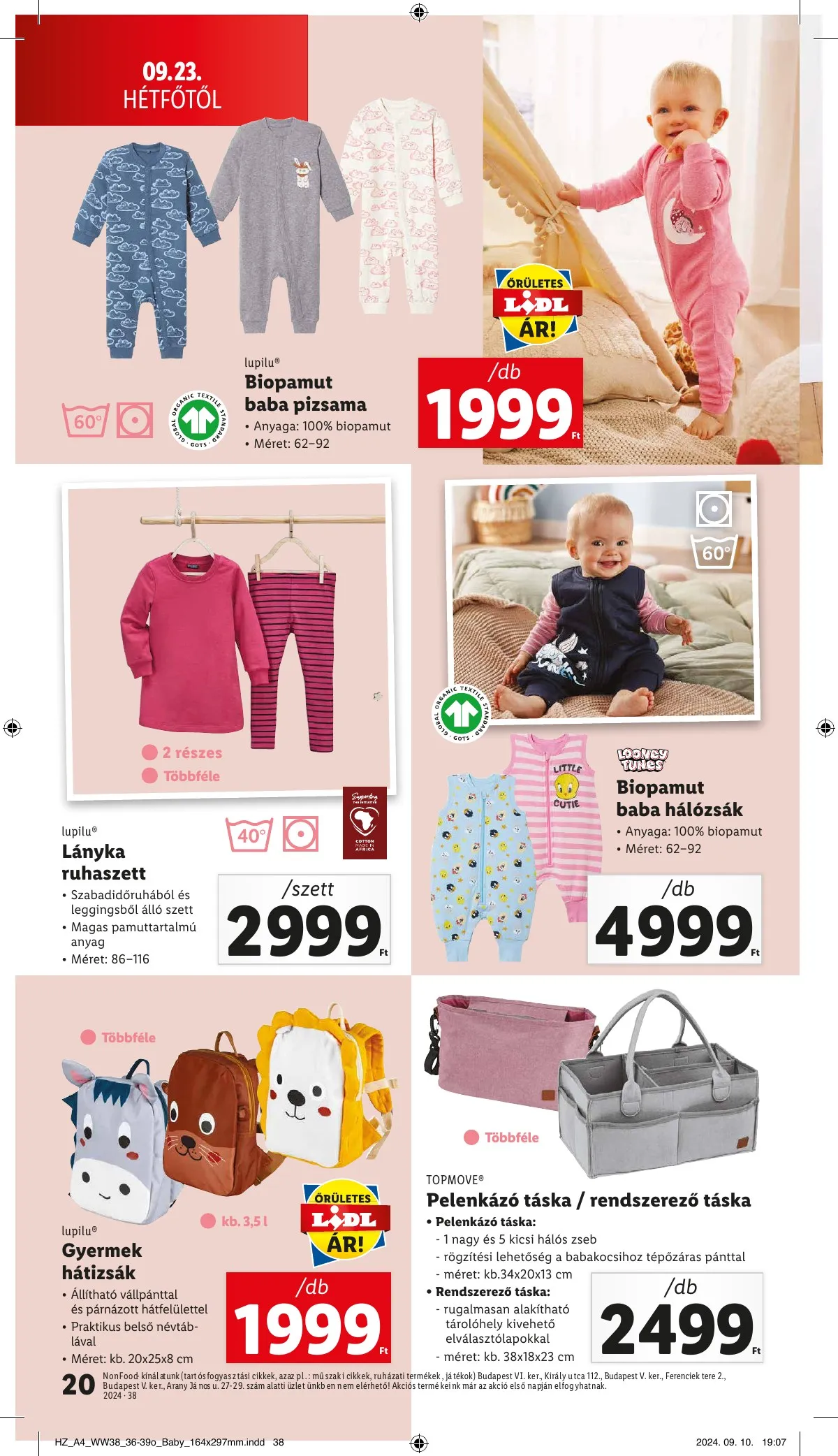 Lidl akciós újság Nonfood 09.19–09.19 – 20. oldal