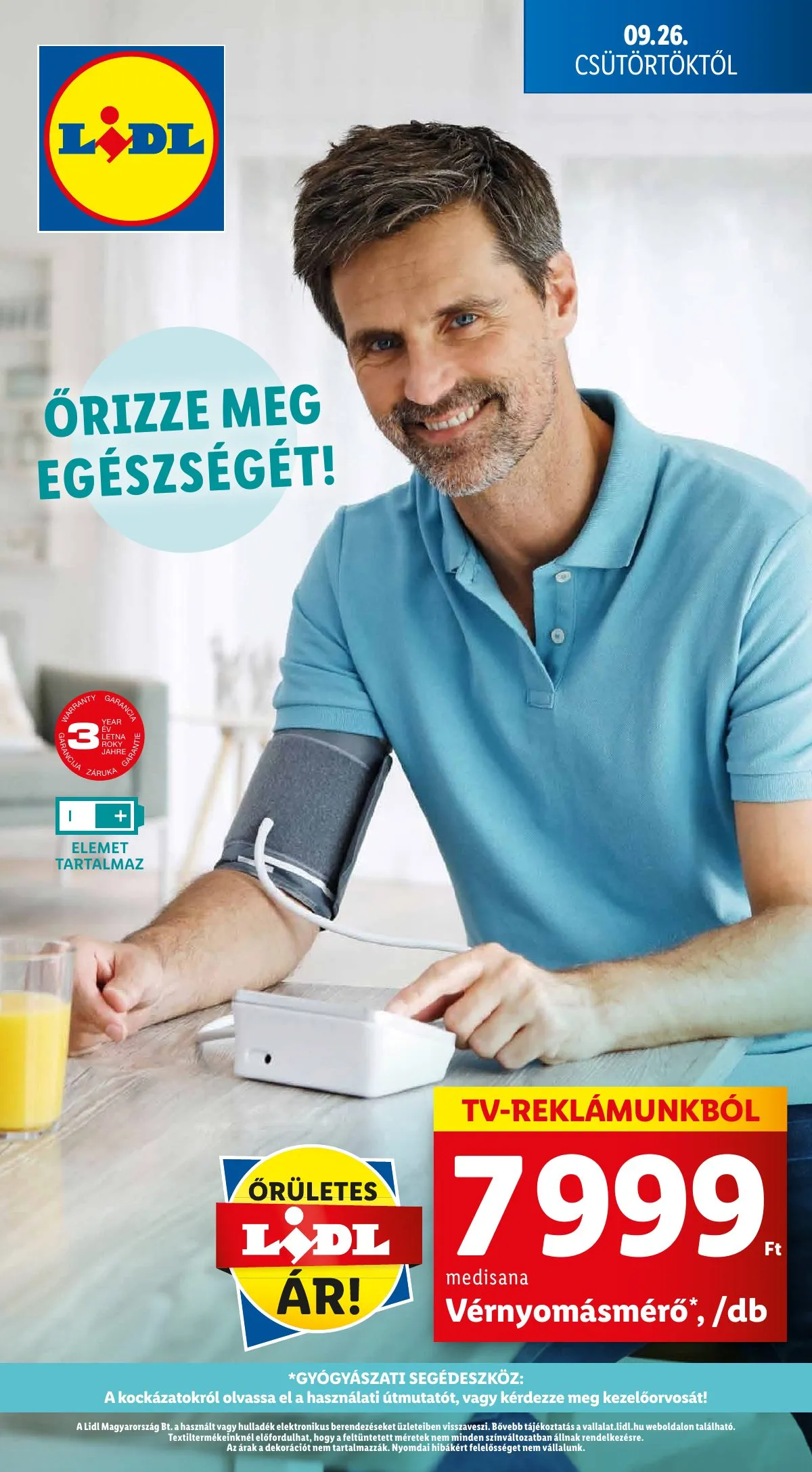Lidl akciós újság Nonfood 09.26–09.26