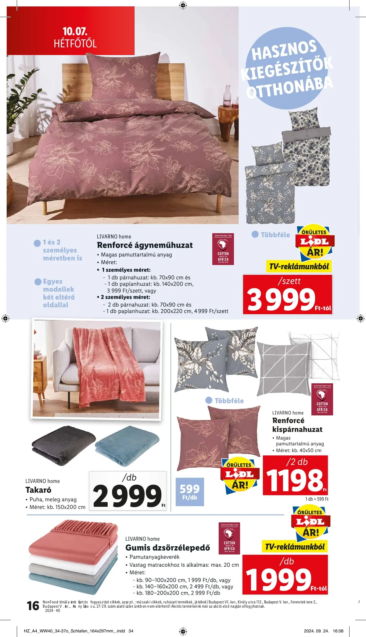 Lidl akciós újság Nonfood 10.03–10.03 – 16. oldal