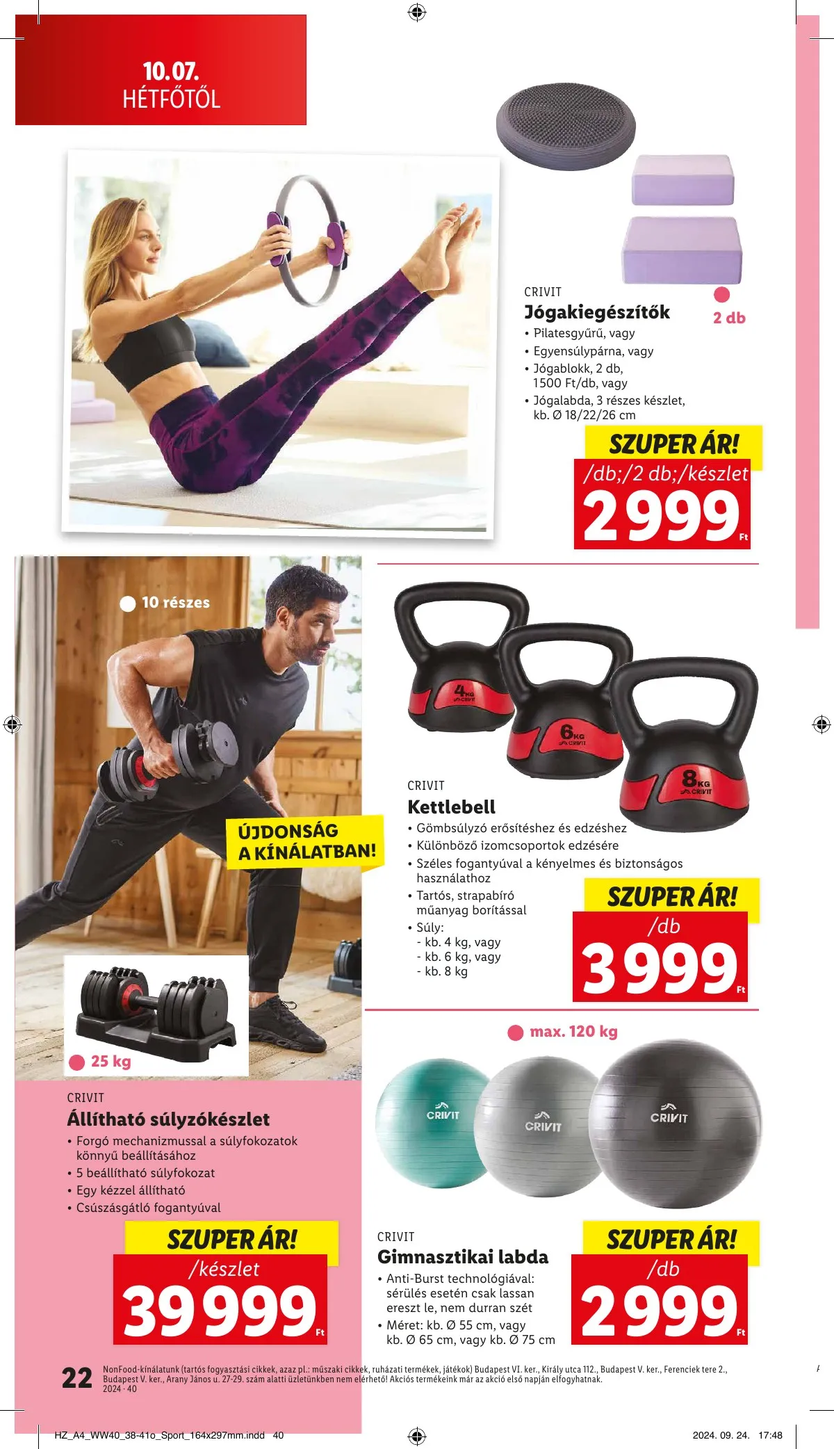 Lidl akciós újság Nonfood 10.03–10.03 – 22. oldal