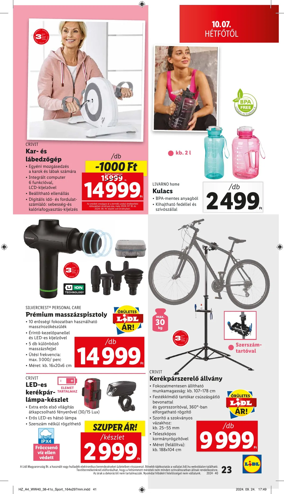 Lidl akciós újság Nonfood 10.03–10.03 – 23. oldal