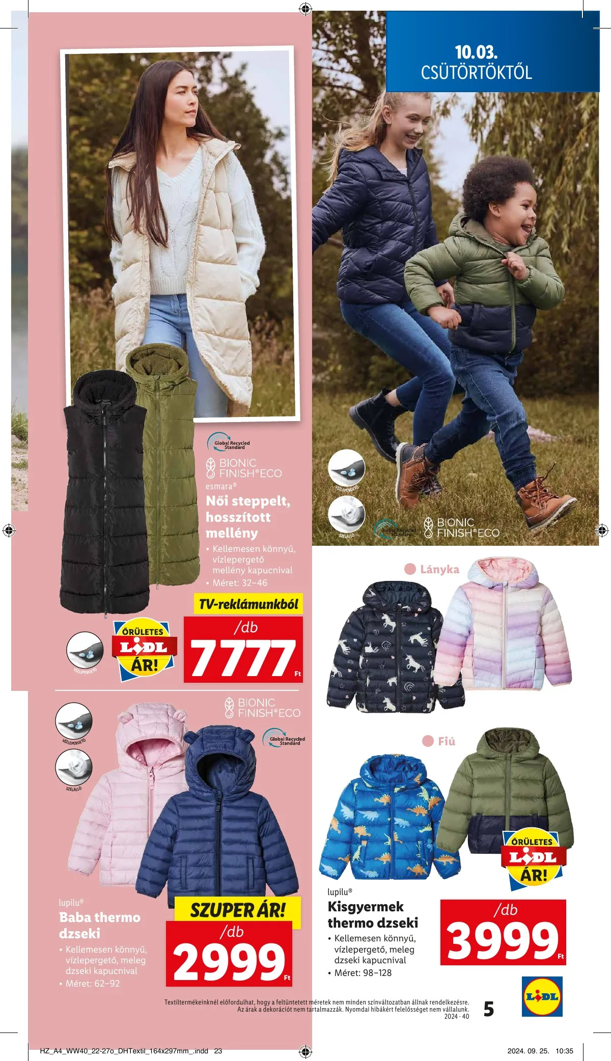 Lidl akciós újság Nonfood 10.03–10.03 – 5. oldal