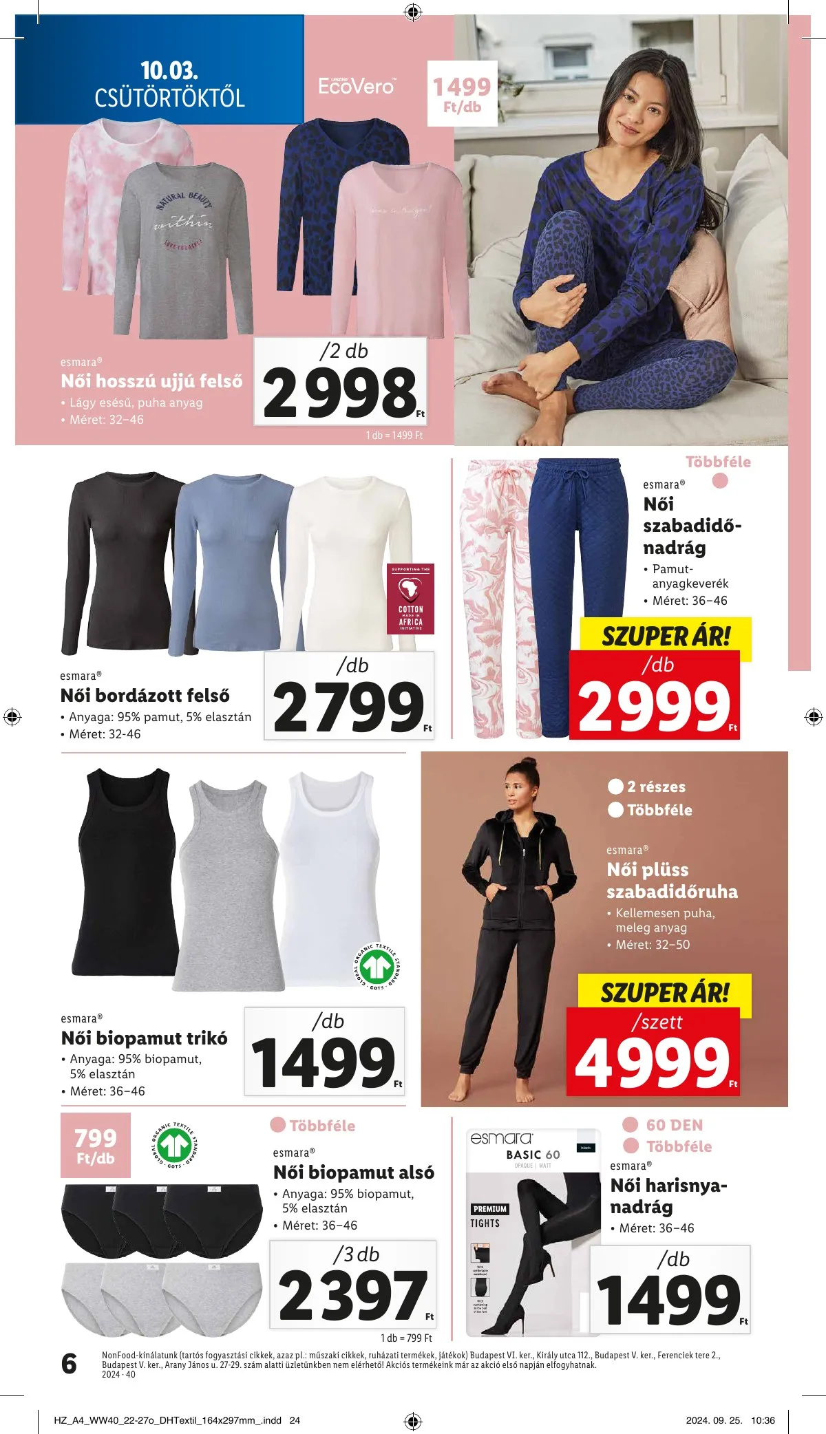 Lidl akciós újság Nonfood 10.03–10.03 – 6. oldal