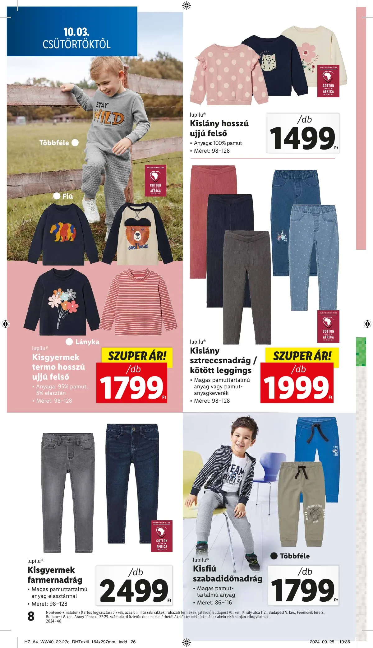Lidl akciós újság Nonfood 10.03–10.03 – 8. oldal