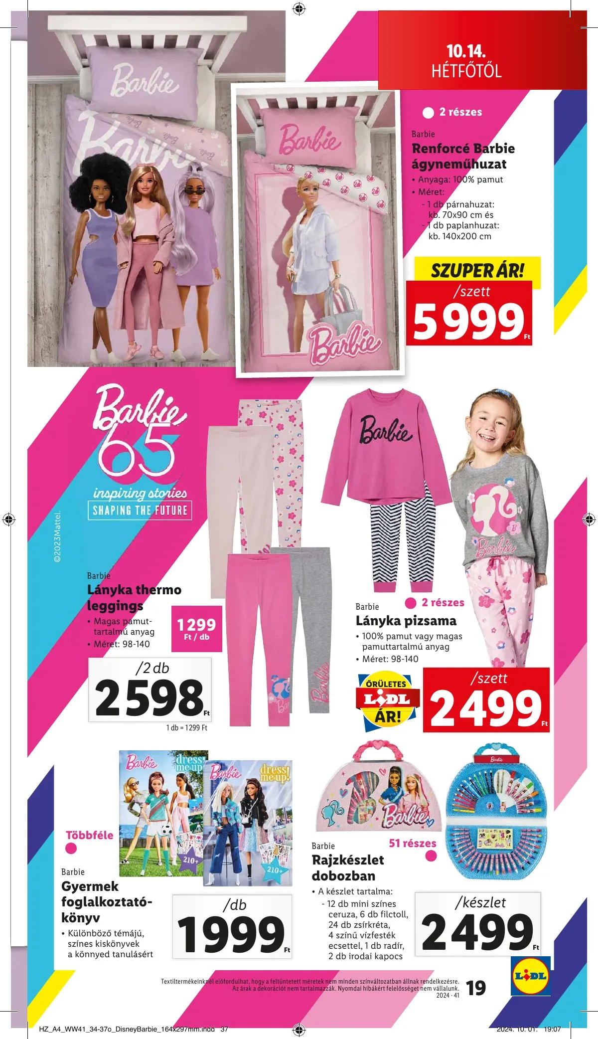 Lidl akciós újság Nonfood 10.10–10.10 – 19. oldal