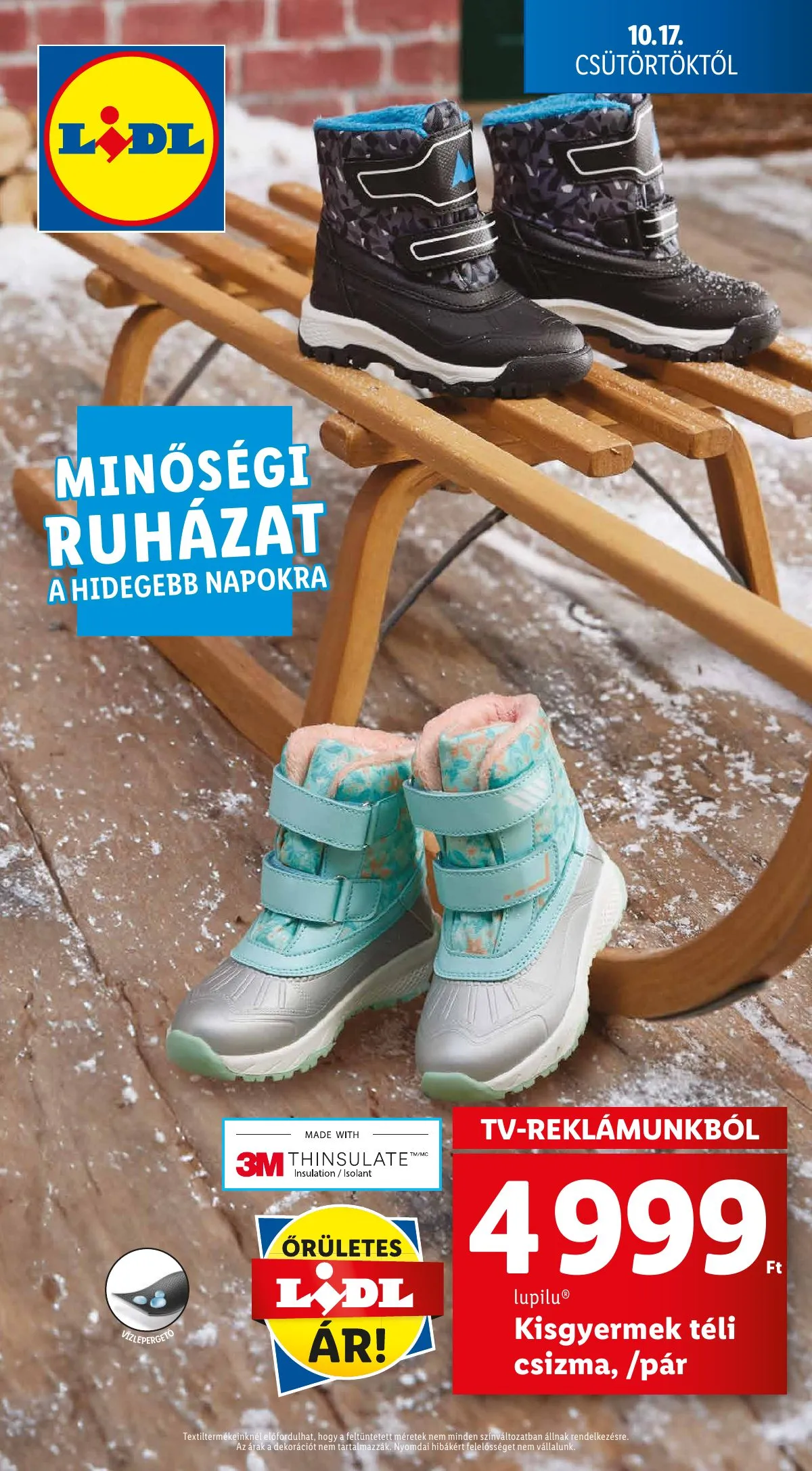 Lidl akciós újság Nonfood 10.17–10.17
