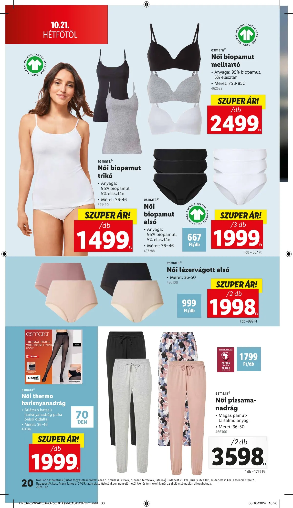 Lidl akciós újság Nonfood 10.17–10.17 – 20. oldal