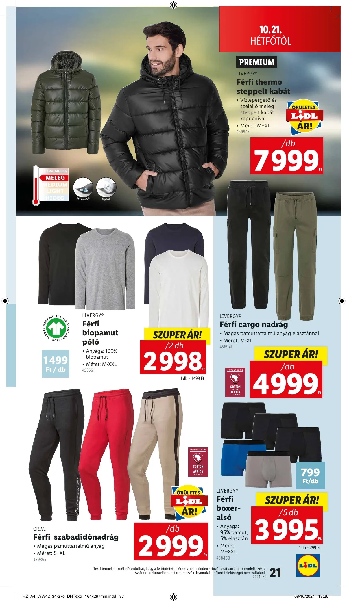 Lidl akciós újság Nonfood 10.17–10.17 – 21. oldal