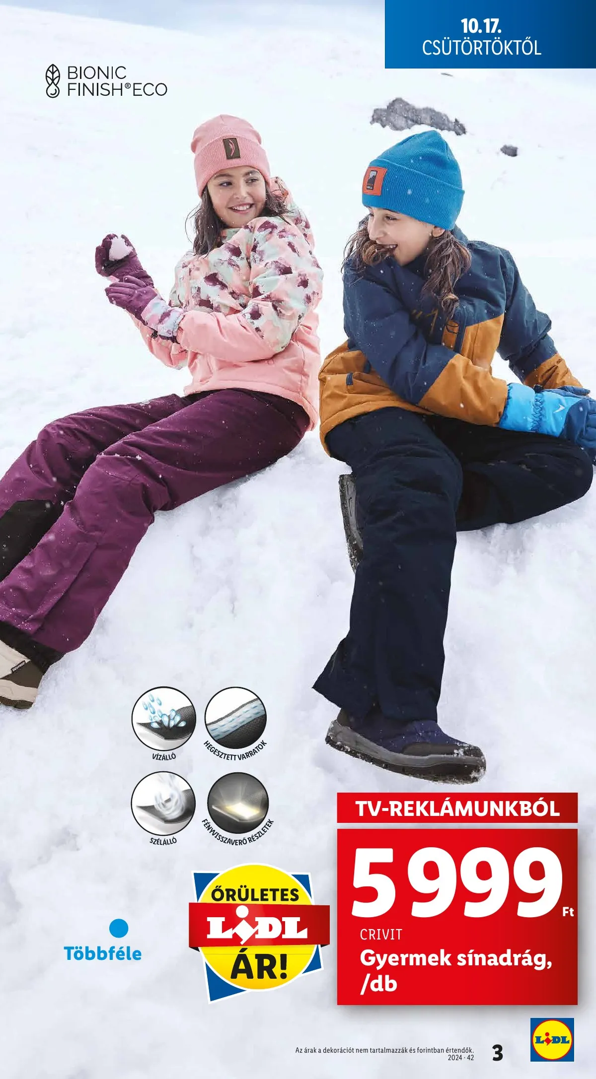 Lidl akciós újság Nonfood 10.17–10.17 – 3. oldal