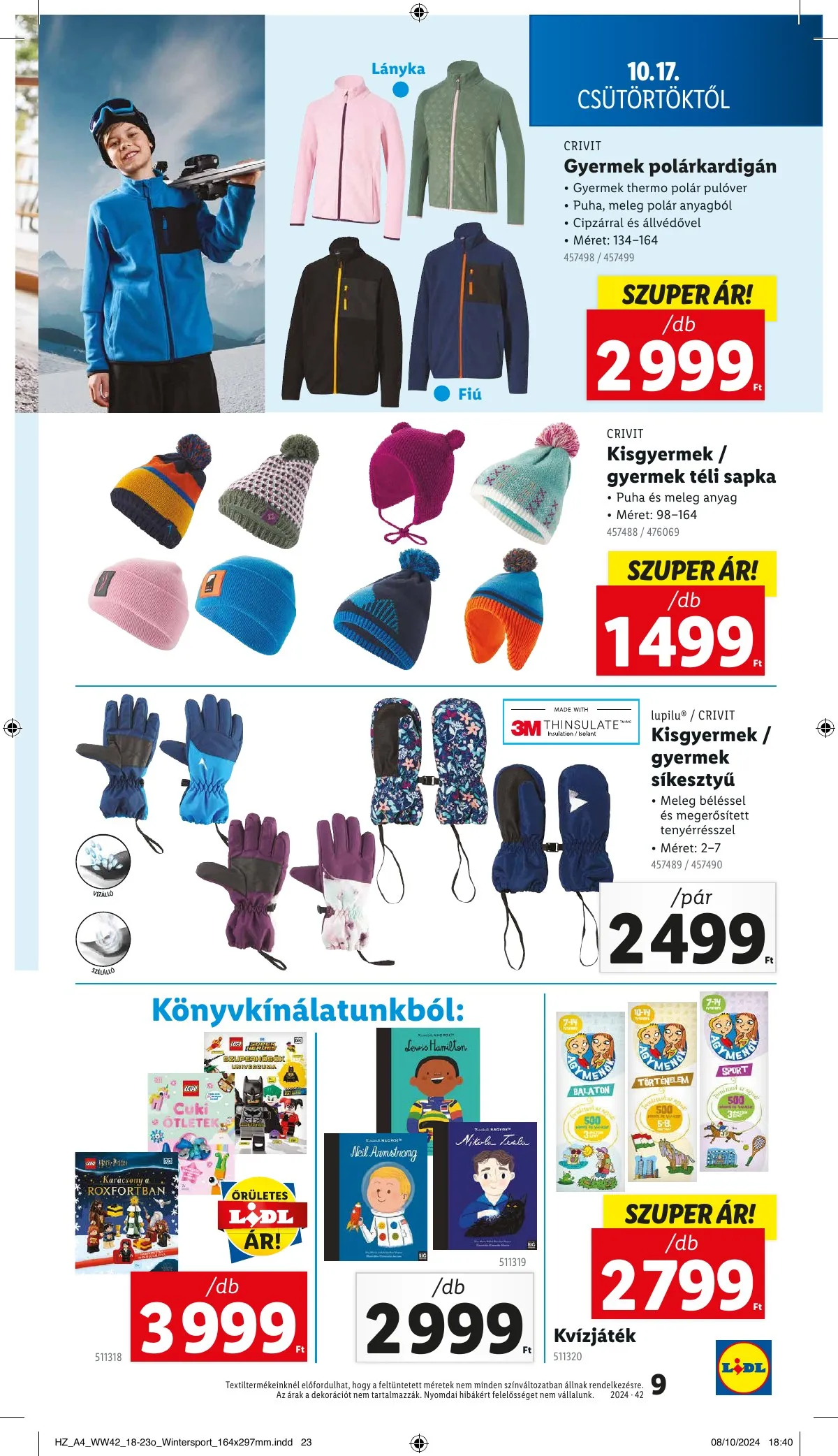 Lidl akciós újság Nonfood 10.17–10.17 – 9. oldal
