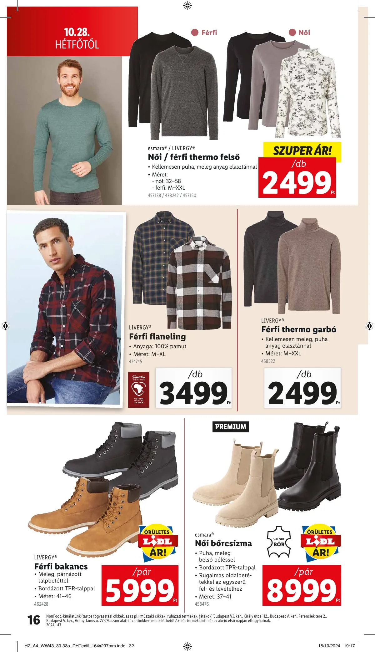 Lidl akciós újság Nonfood 10.24–10.24 – 16. oldal