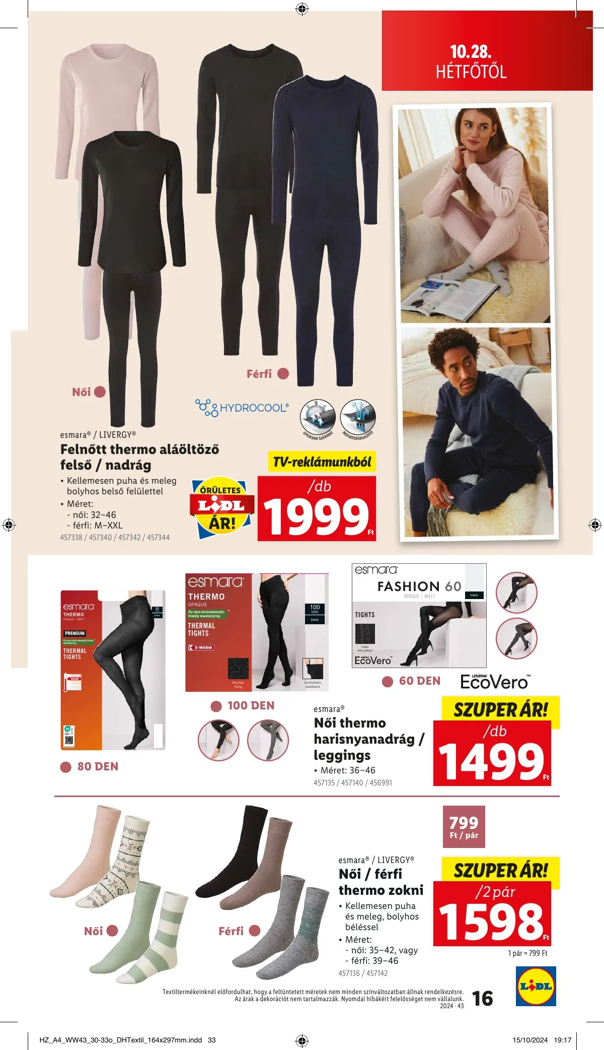 Lidl akciós újság Nonfood 10.24–10.24 – 17. oldal