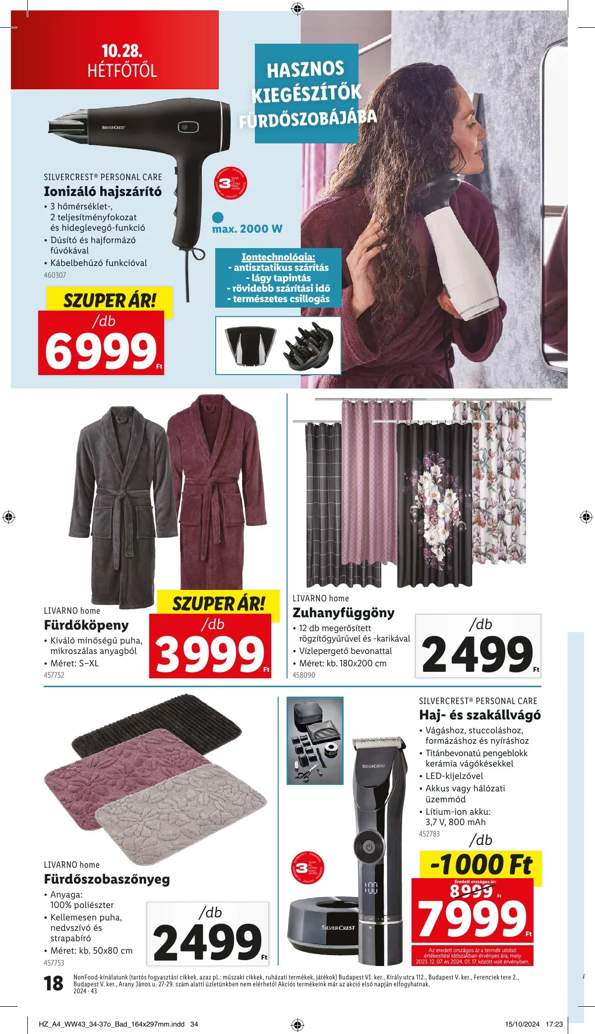 Lidl akciós újság Nonfood 10.24–10.24 – 18. oldal