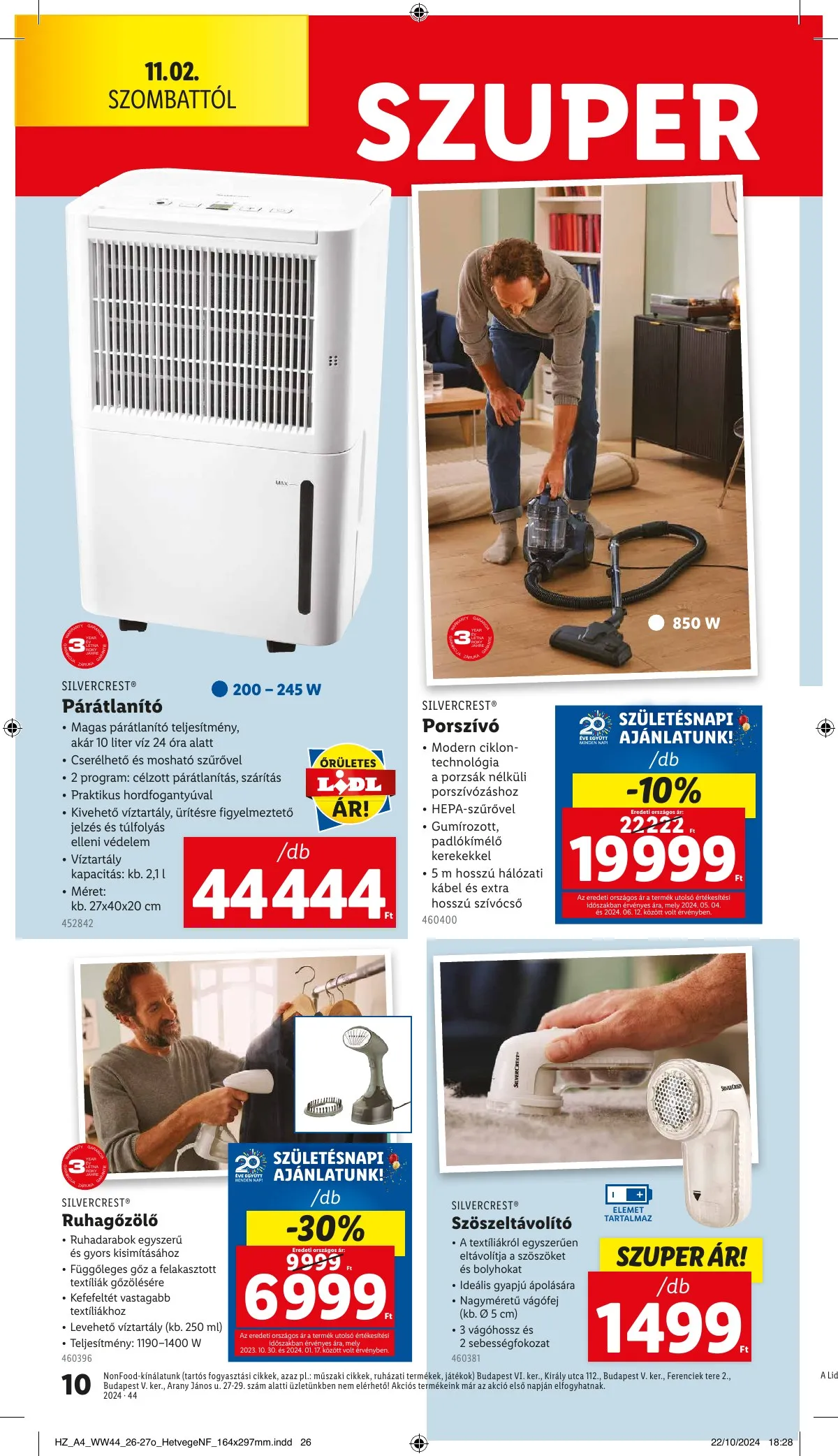 Lidl akciós újság Nonfood 10.31–10.31 – 10. oldal