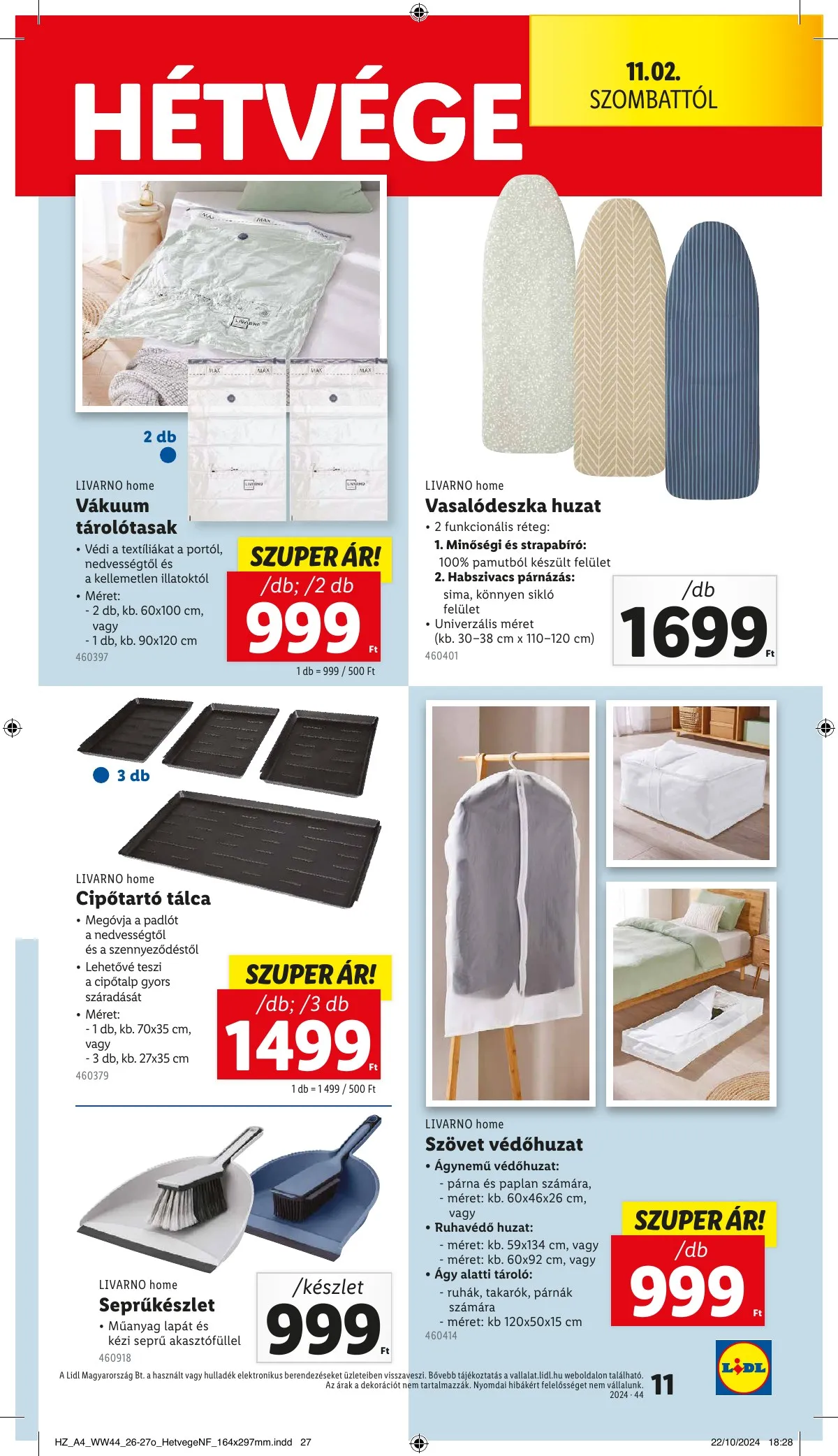 Lidl akciós újság Nonfood 10.31–10.31 – 11. oldal
