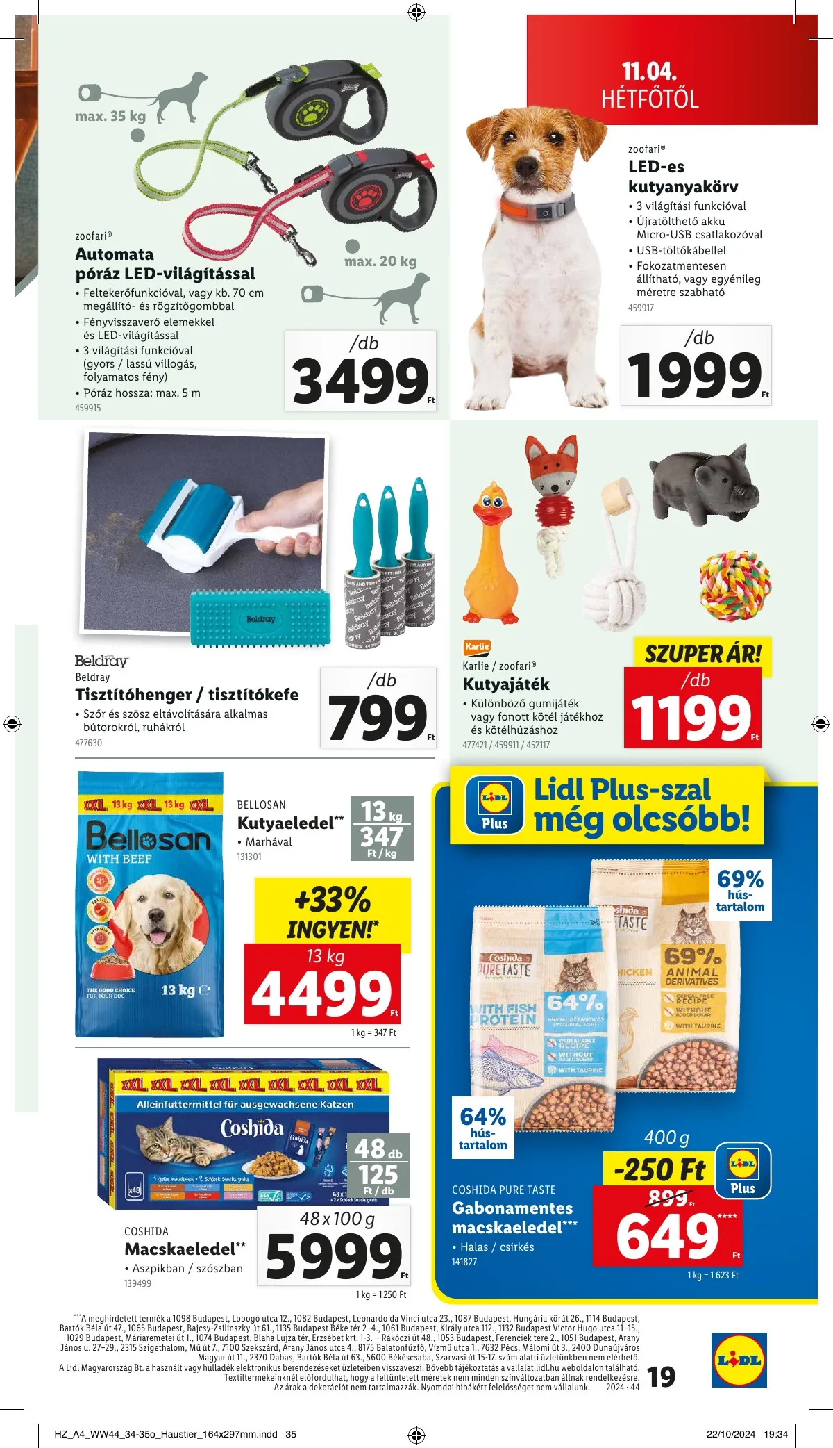 Lidl akciós újság Nonfood 10.31–10.31 – 19. oldal