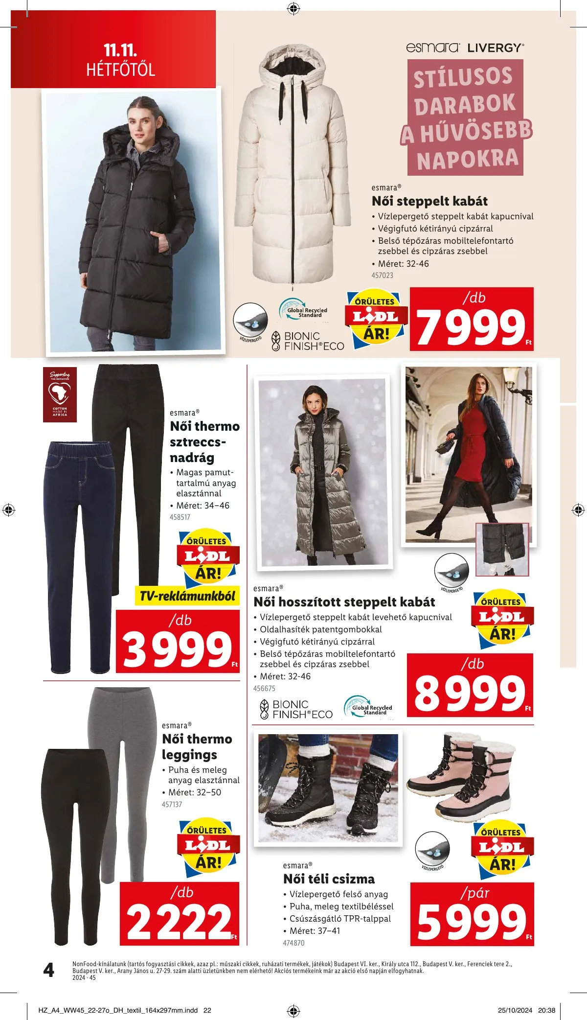 Lidl akciós újság Nonfood 11.07–11.07 – 4. oldal