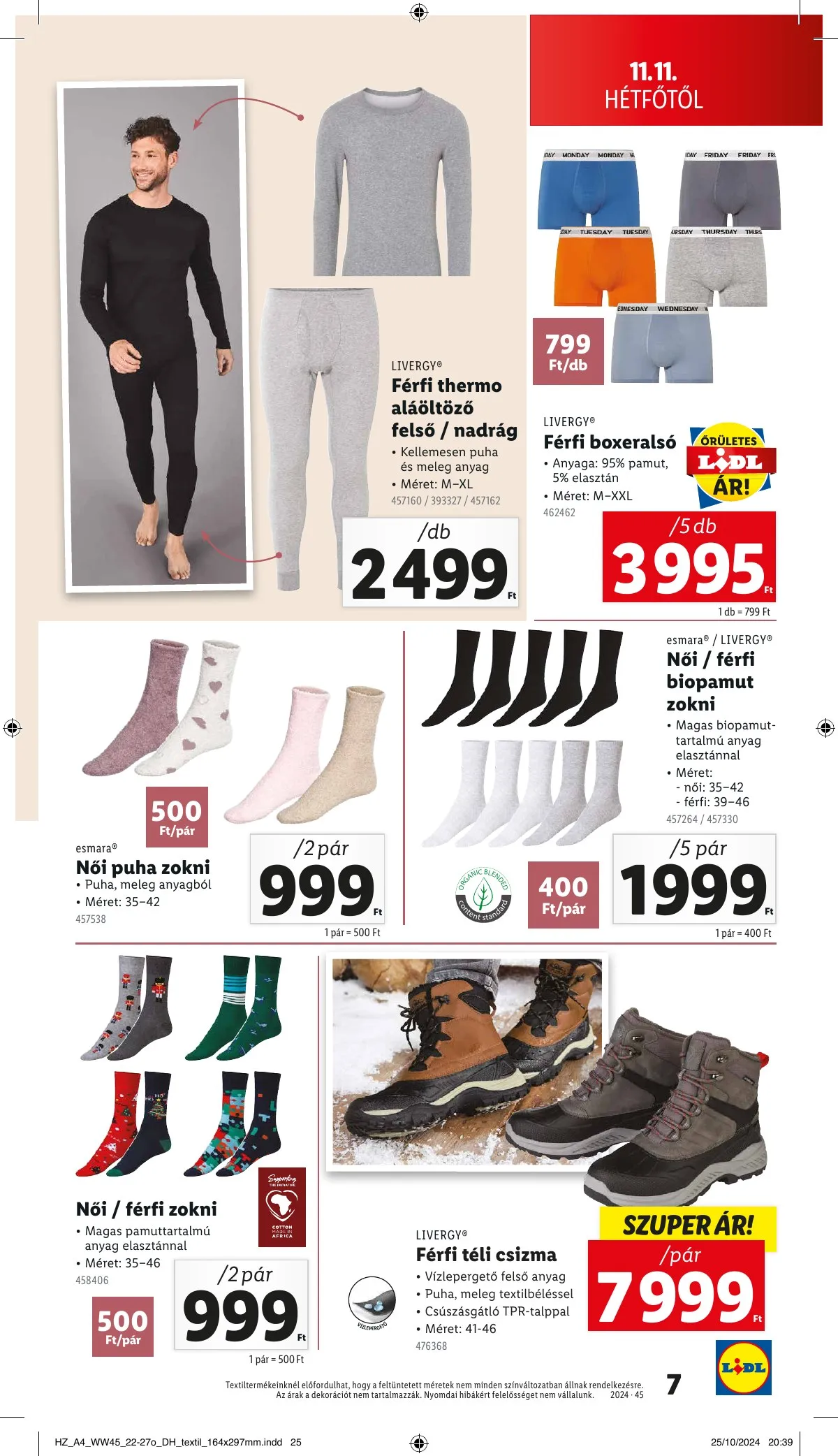 Lidl akciós újság Nonfood 11.07–11.07 – 7. oldal