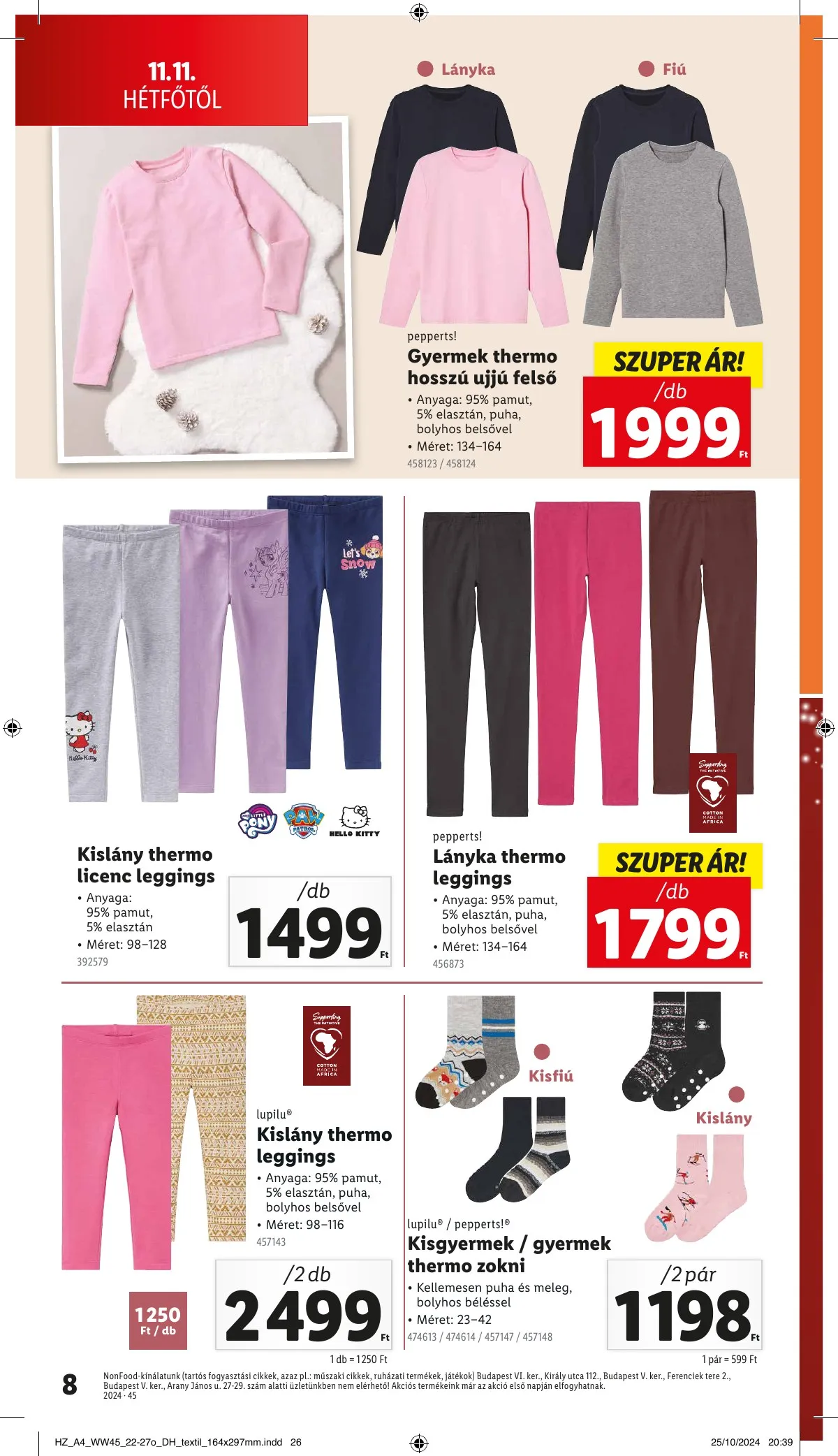Lidl akciós újság Nonfood 11.07–11.07 – 8. oldal