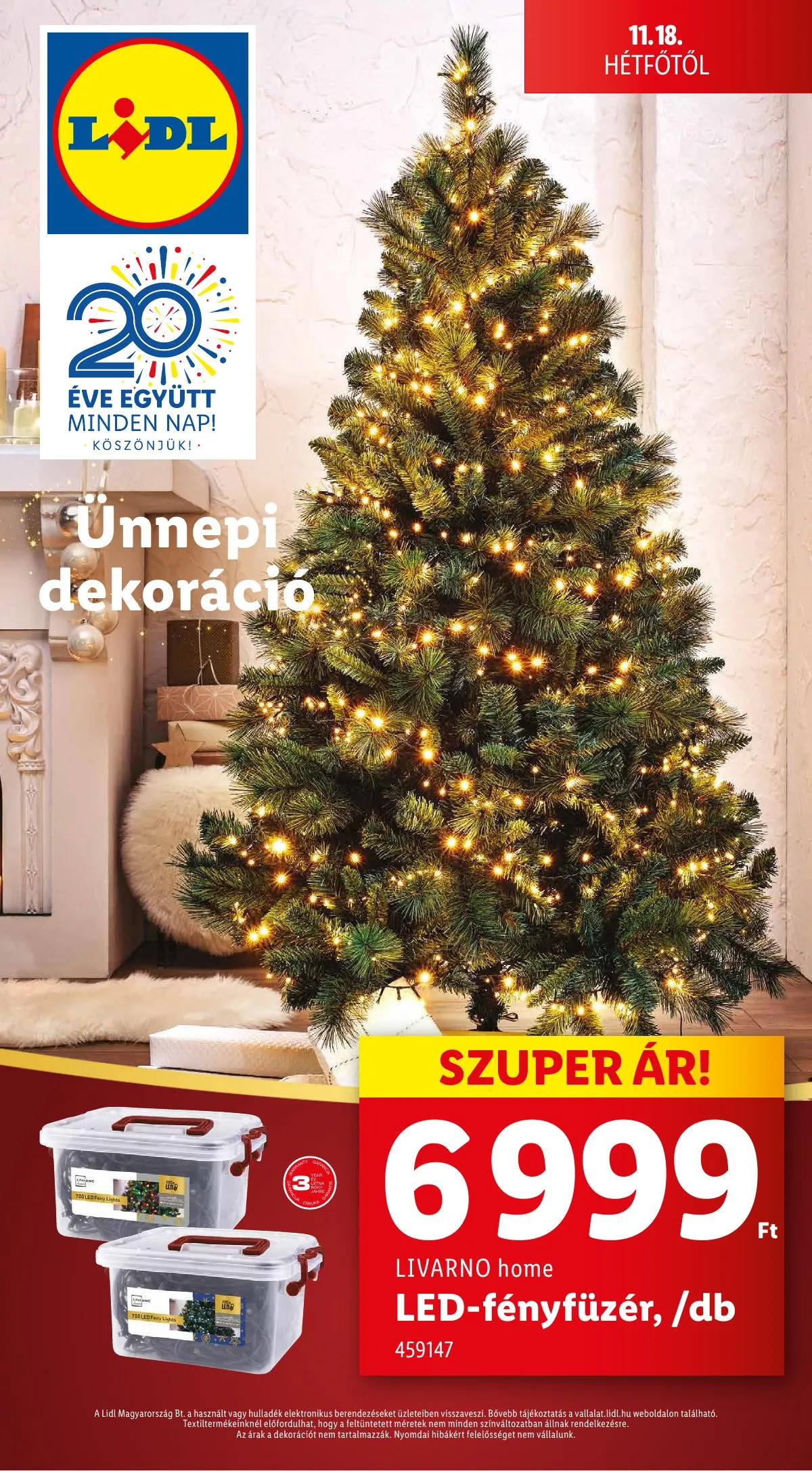 Lidl akciós újság Nonfood 11.14–11.14