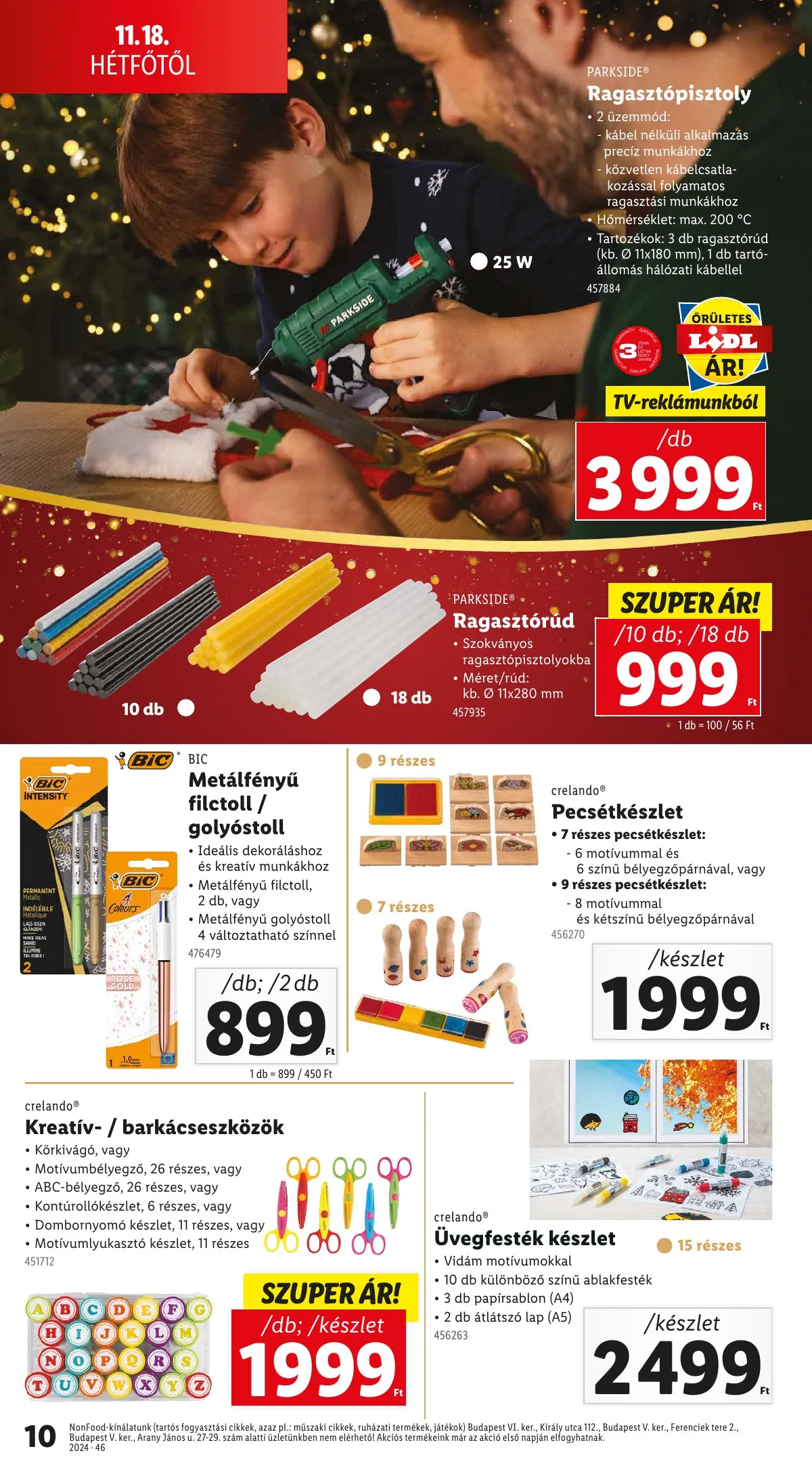 Lidl akciós újság Nonfood 11.14–11.14 – 10. oldal