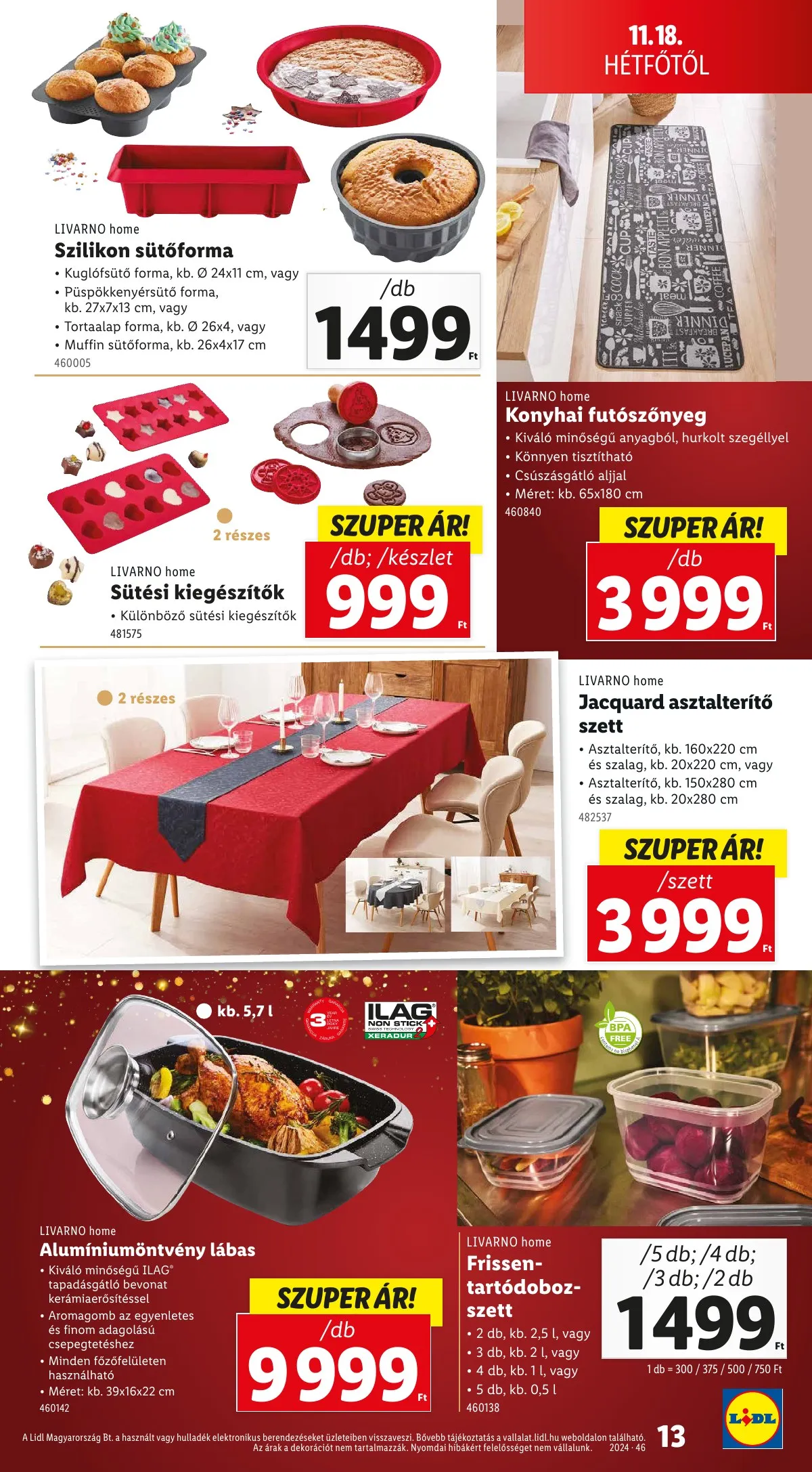 Lidl akciós újság Nonfood 11.14–11.14 – 13. oldal