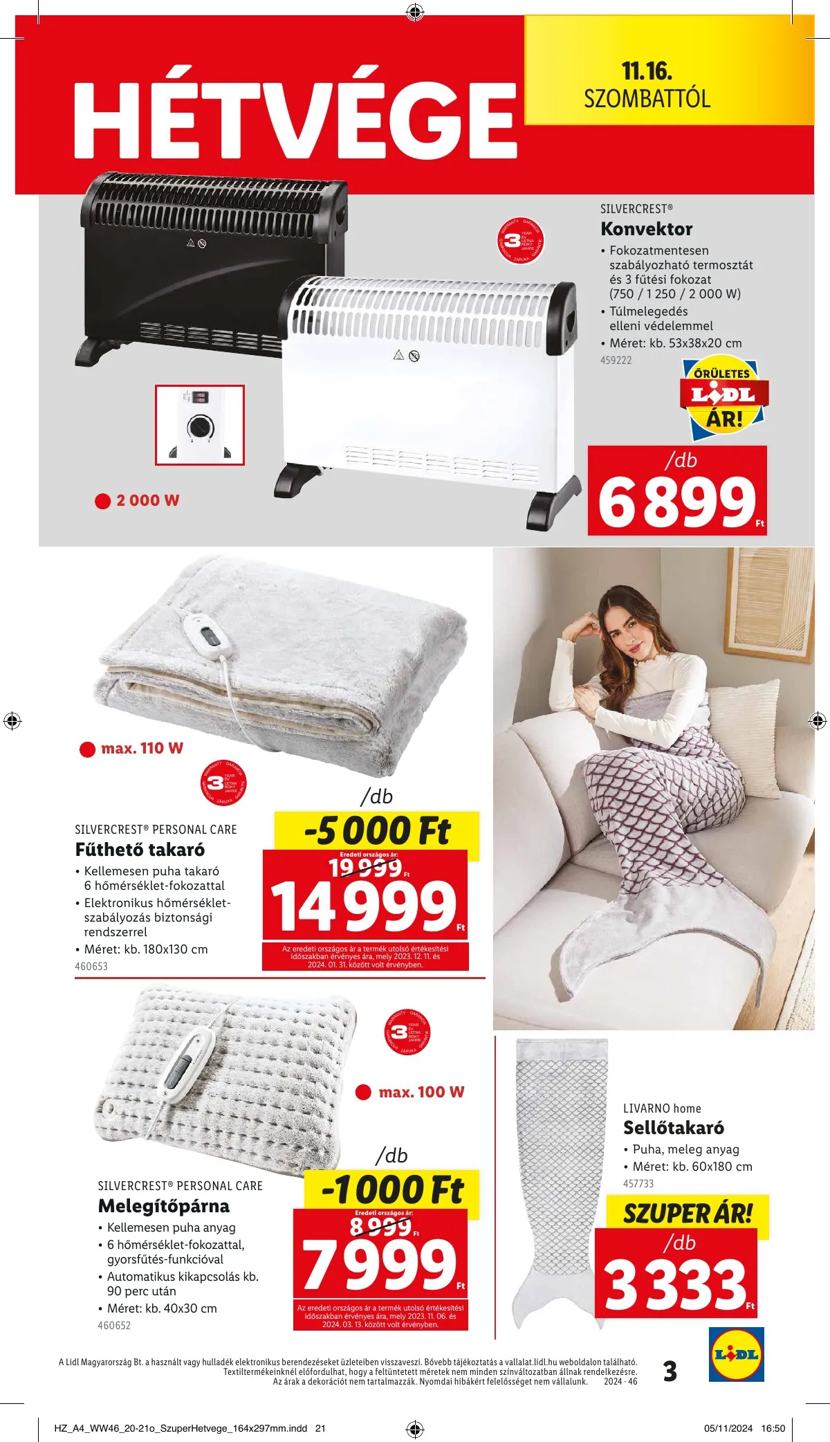 Lidl akciós újság Nonfood 11.14–11.14 – 3. oldal