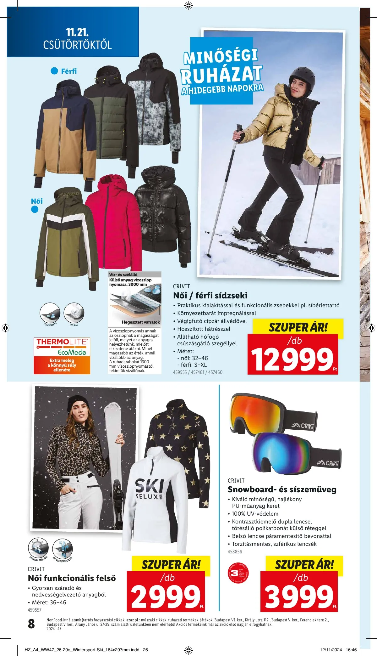 Lidl akciós újság Nonfood 11.21–11.21 – 8. oldal