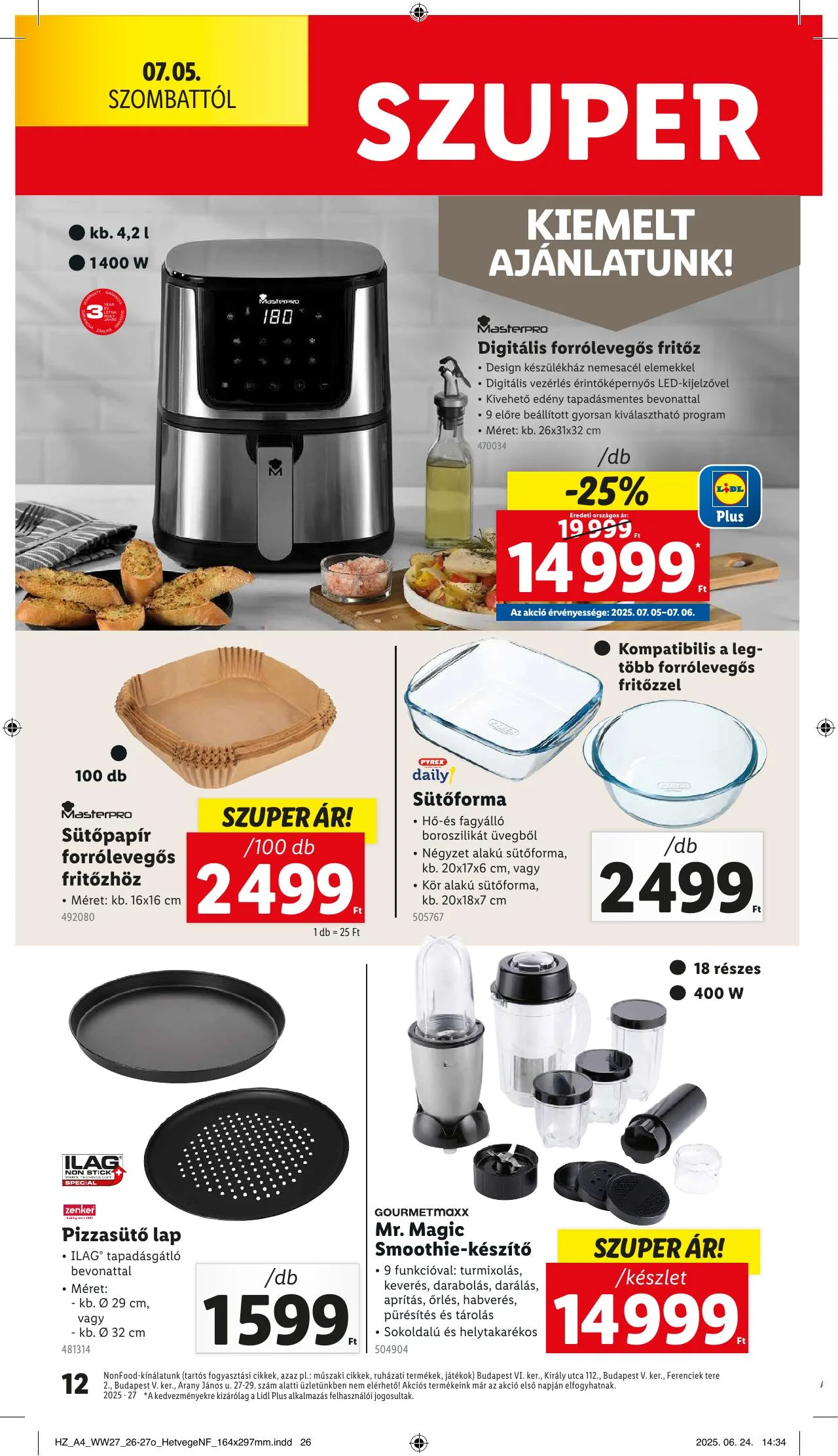 Lidl akciós újság Nonfood 07.03–07.03 – 12. oldal