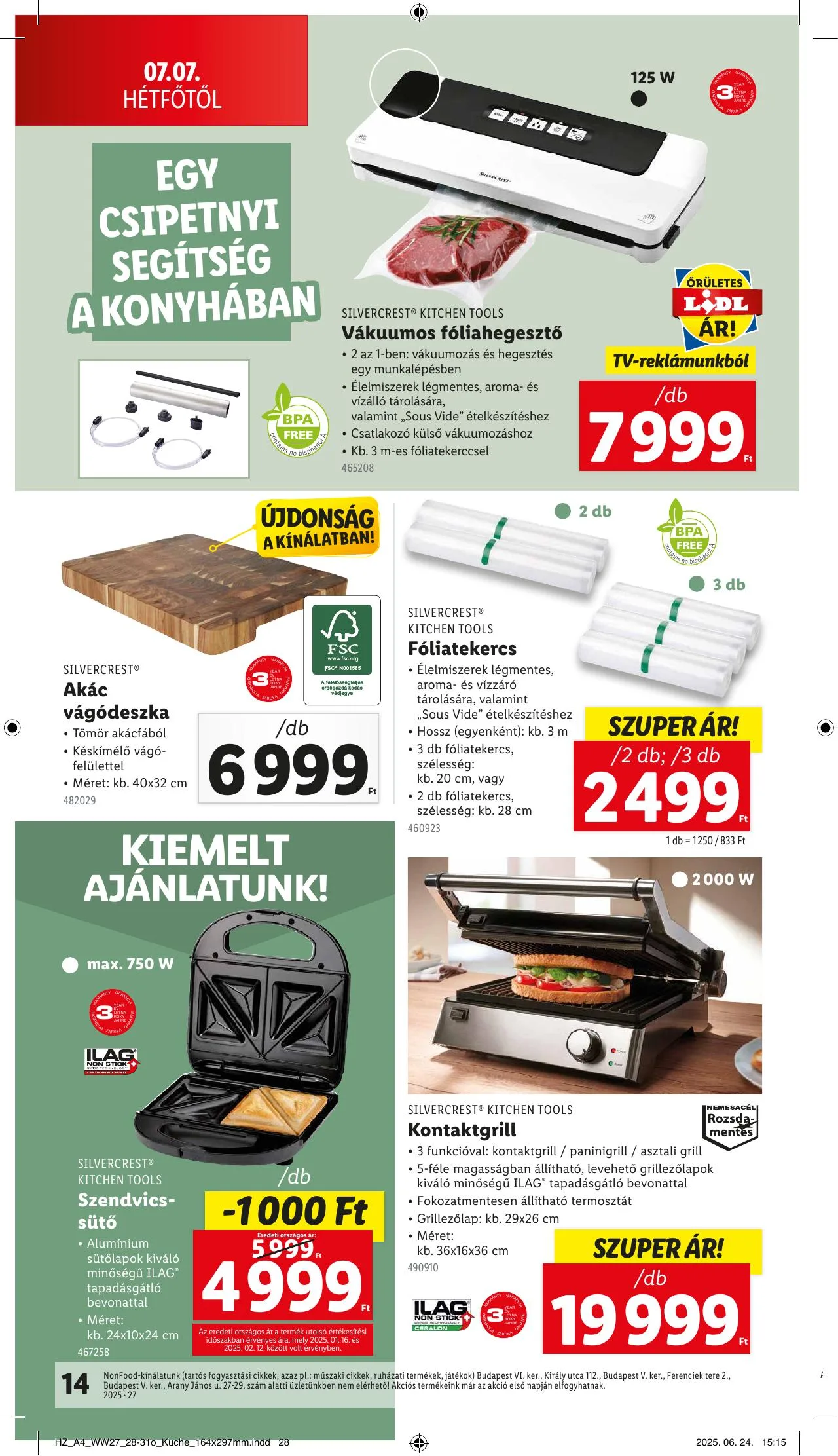 Lidl akciós újság Nonfood 07.03–07.03 – 14. oldal