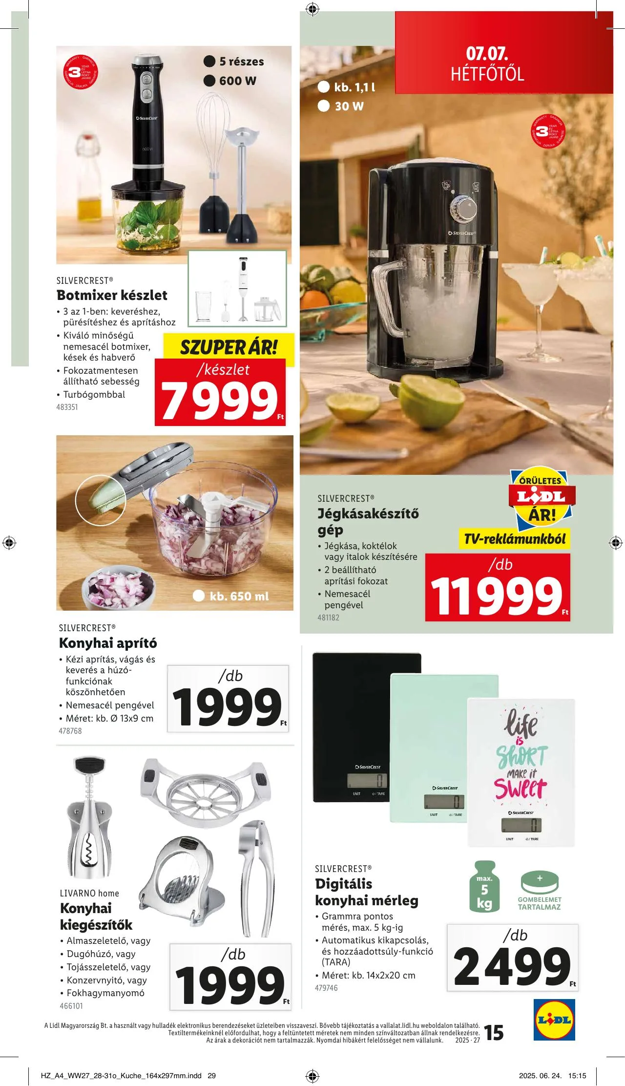 Lidl akciós újság Nonfood 07.03–07.03 – 15. oldal