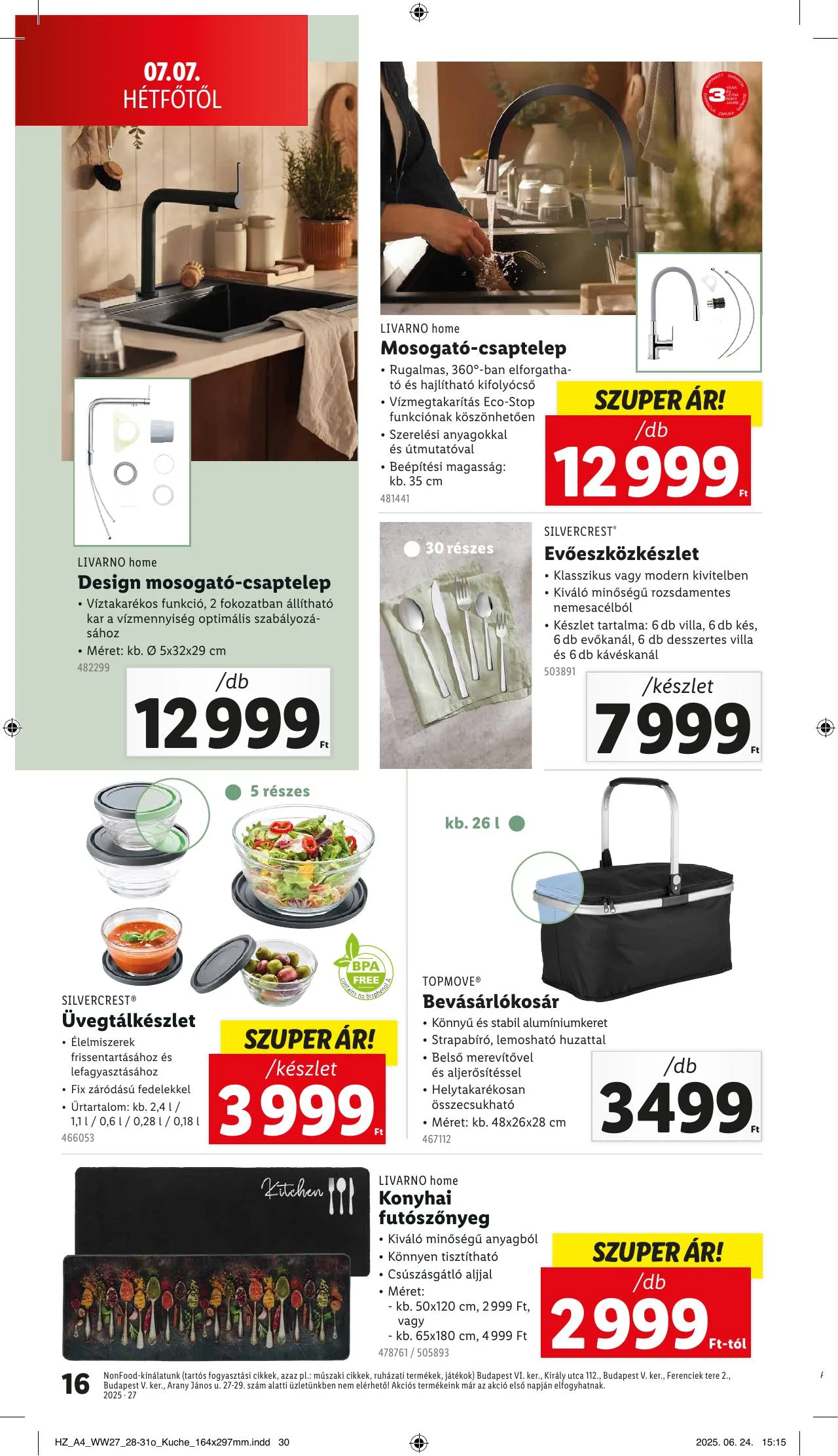 Lidl akciós újság Nonfood 07.03–07.03 – 16. oldal