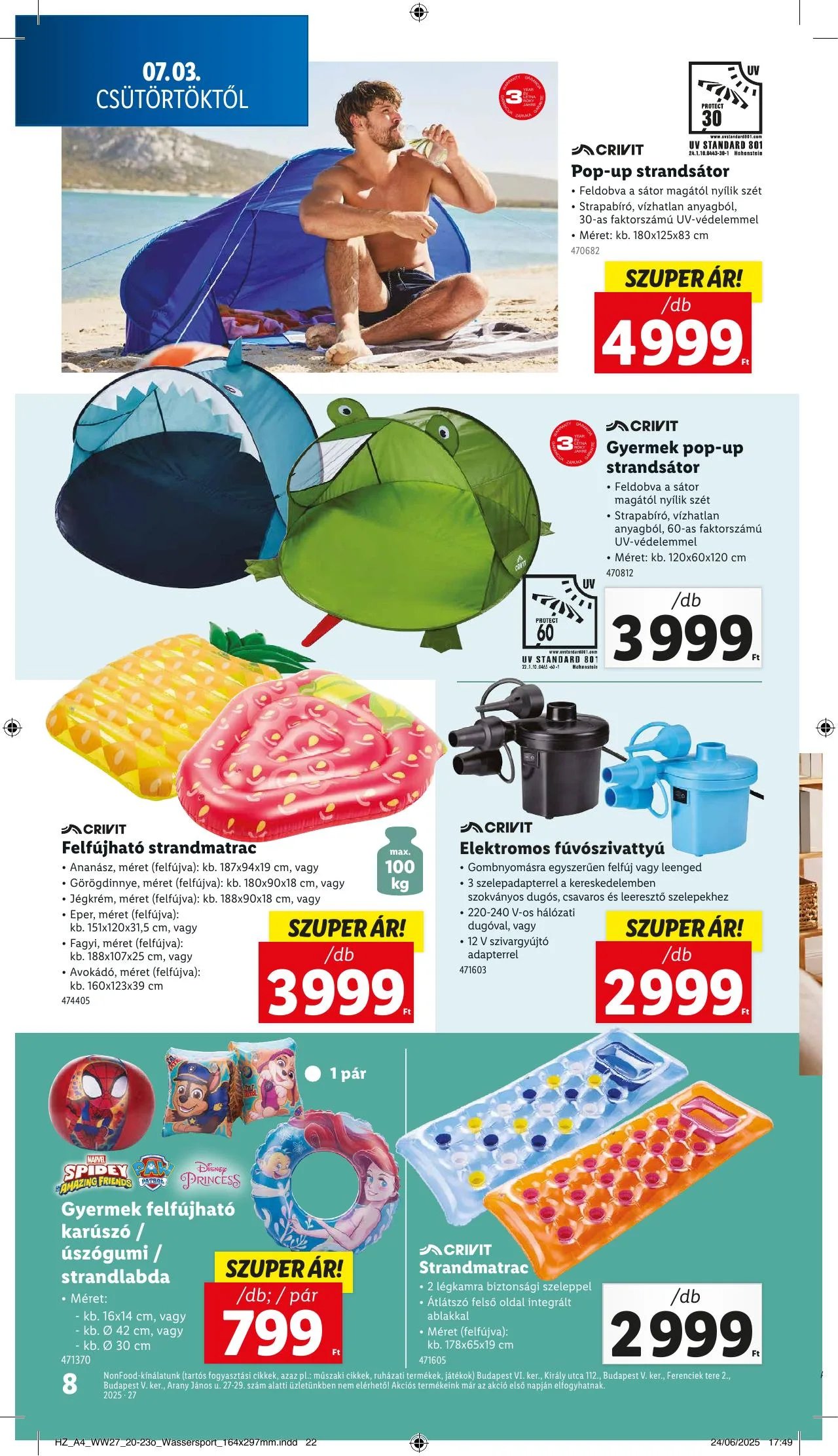 Lidl akciós újság Nonfood 07.03–07.03 – 8. oldal