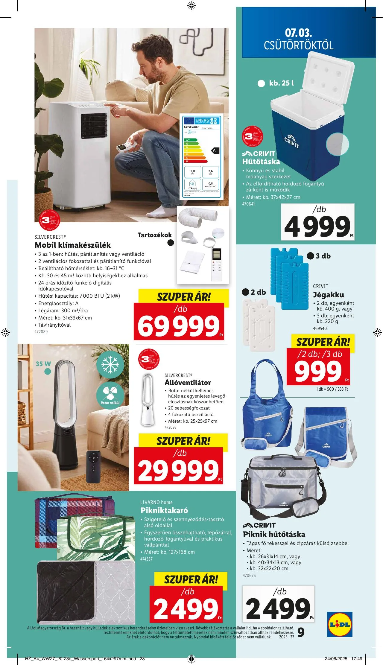 Lidl akciós újság Nonfood 07.03–07.03 – 9. oldal