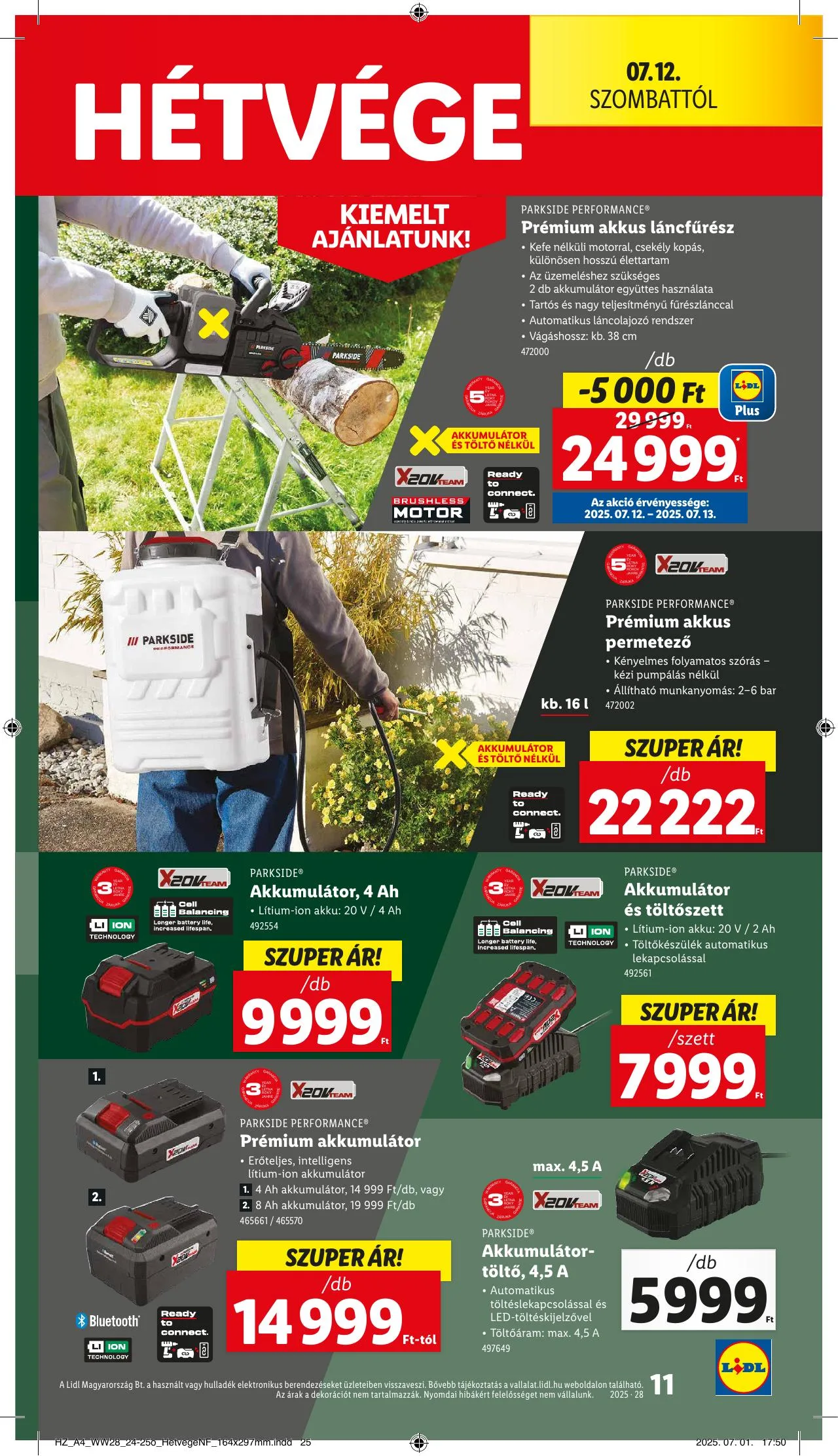 Lidl akciós újság Nonfood 07.10–07.10 – 11. oldal