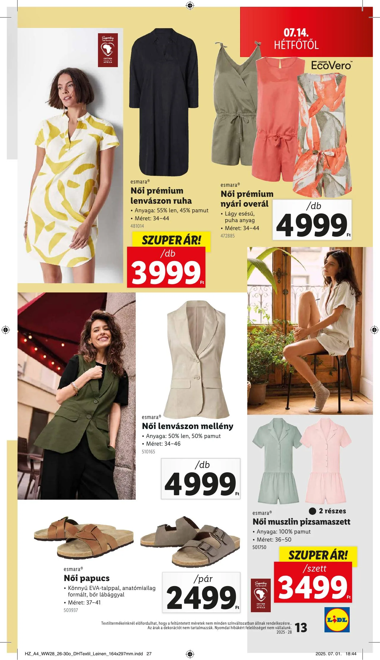 Lidl akciós újság Nonfood 07.10–07.10 – 13. oldal