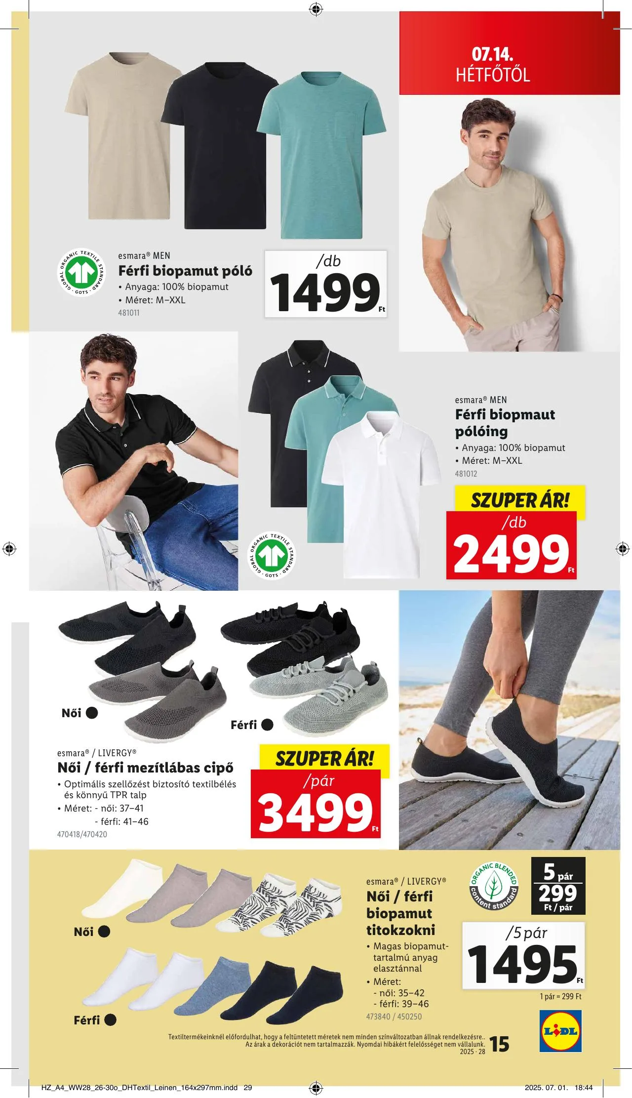 Lidl akciós újság Nonfood 07.10–07.10 – 15. oldal
