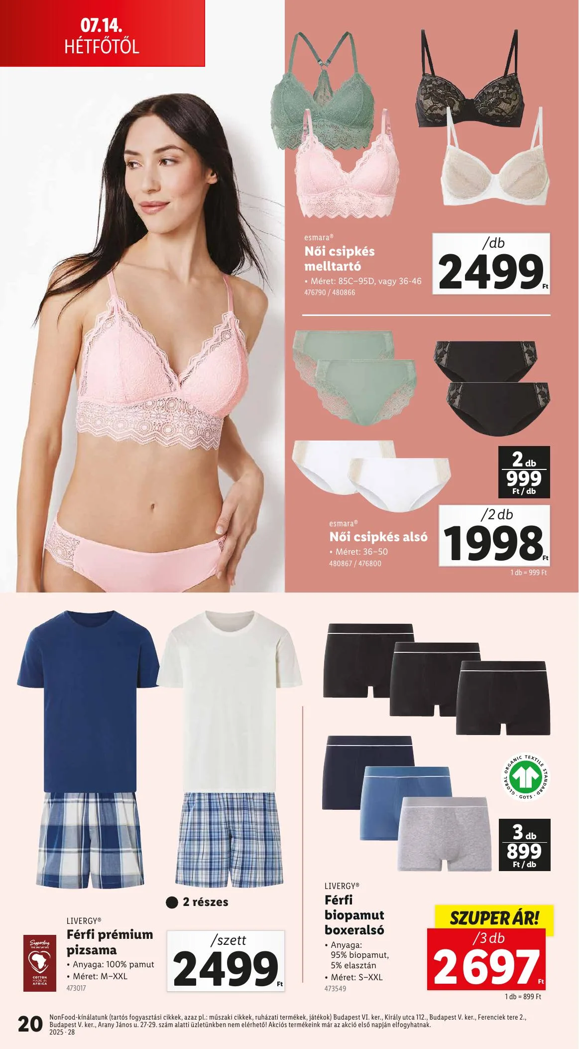 Lidl akciós újság Nonfood 07.10–07.10 – 20. oldal